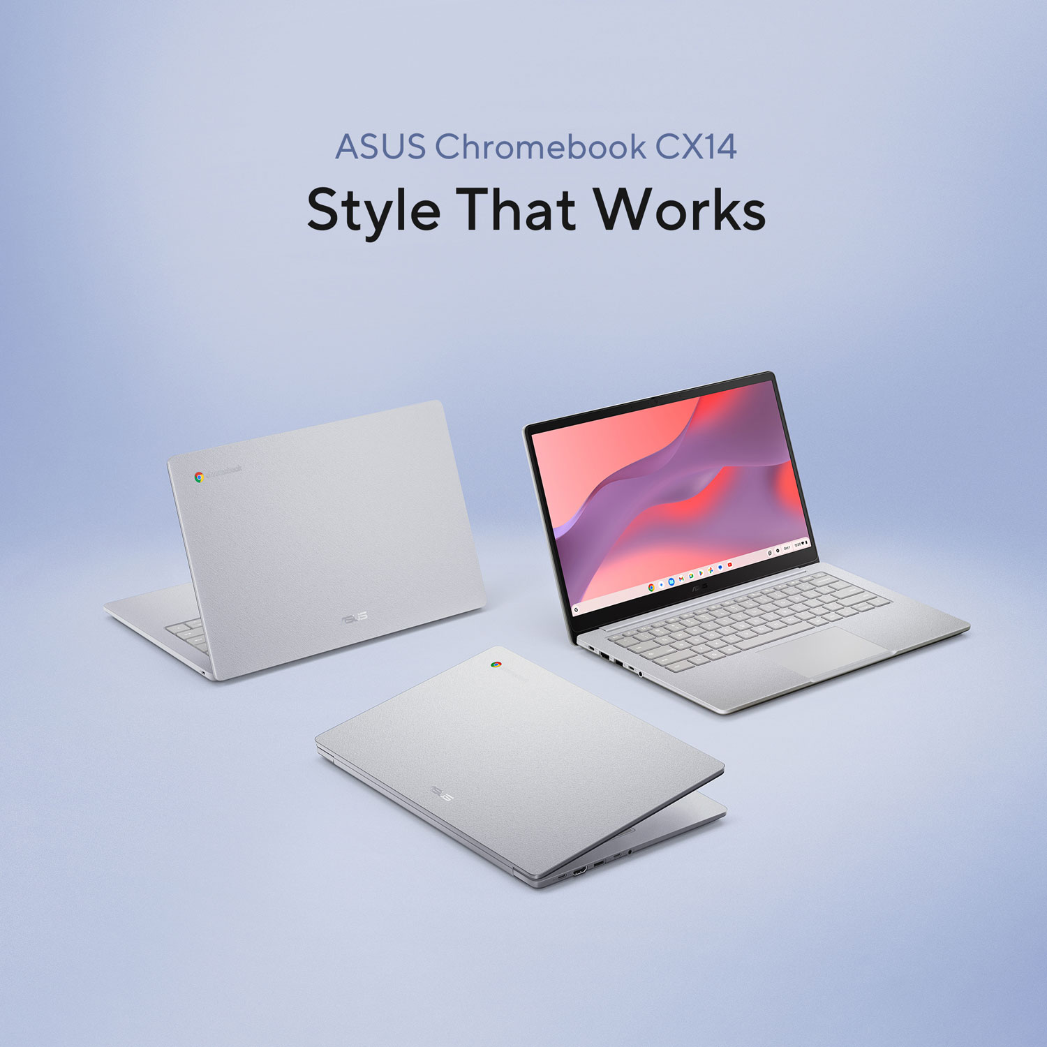 ASUS CX14 14" Chromebook - Pure Grey