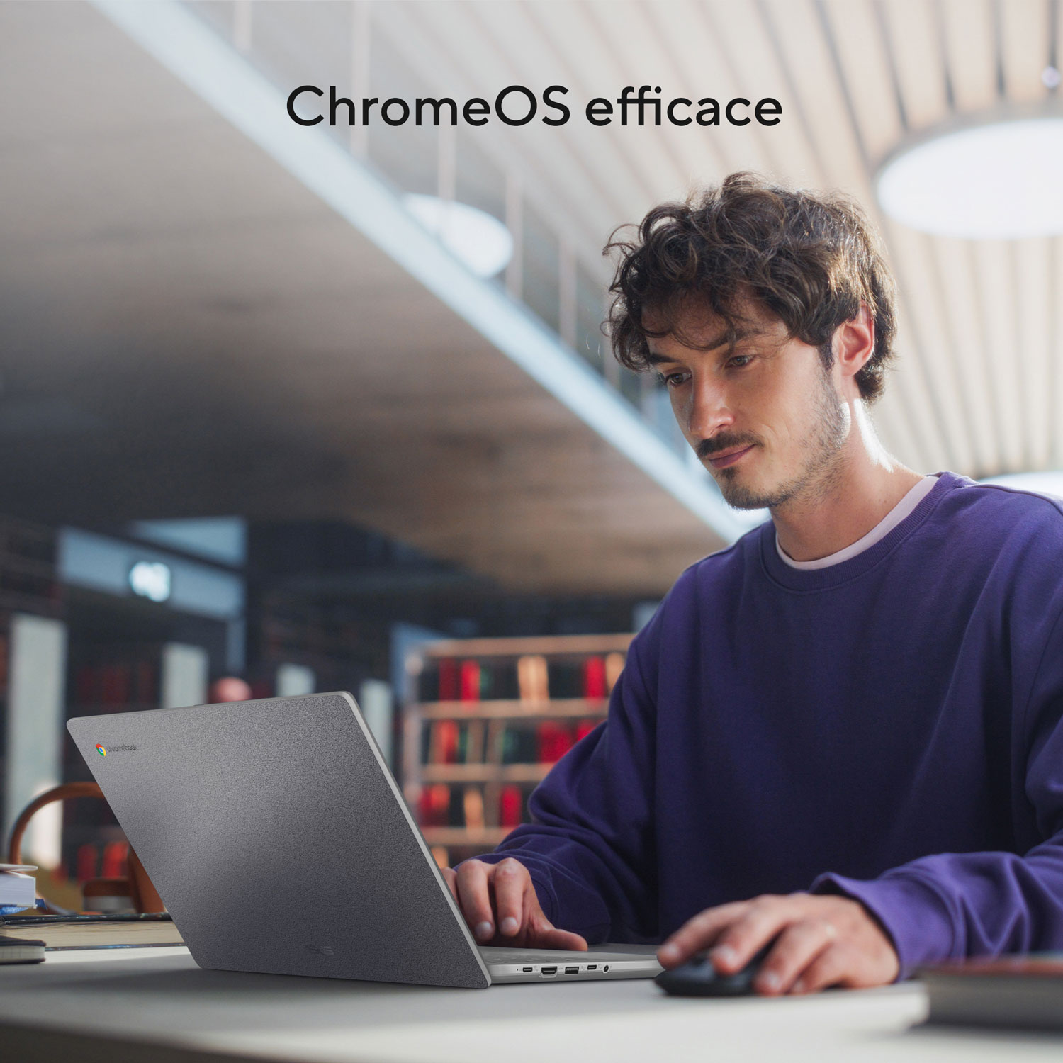 ASUS CX14 14" Chromebook - Pure Grey