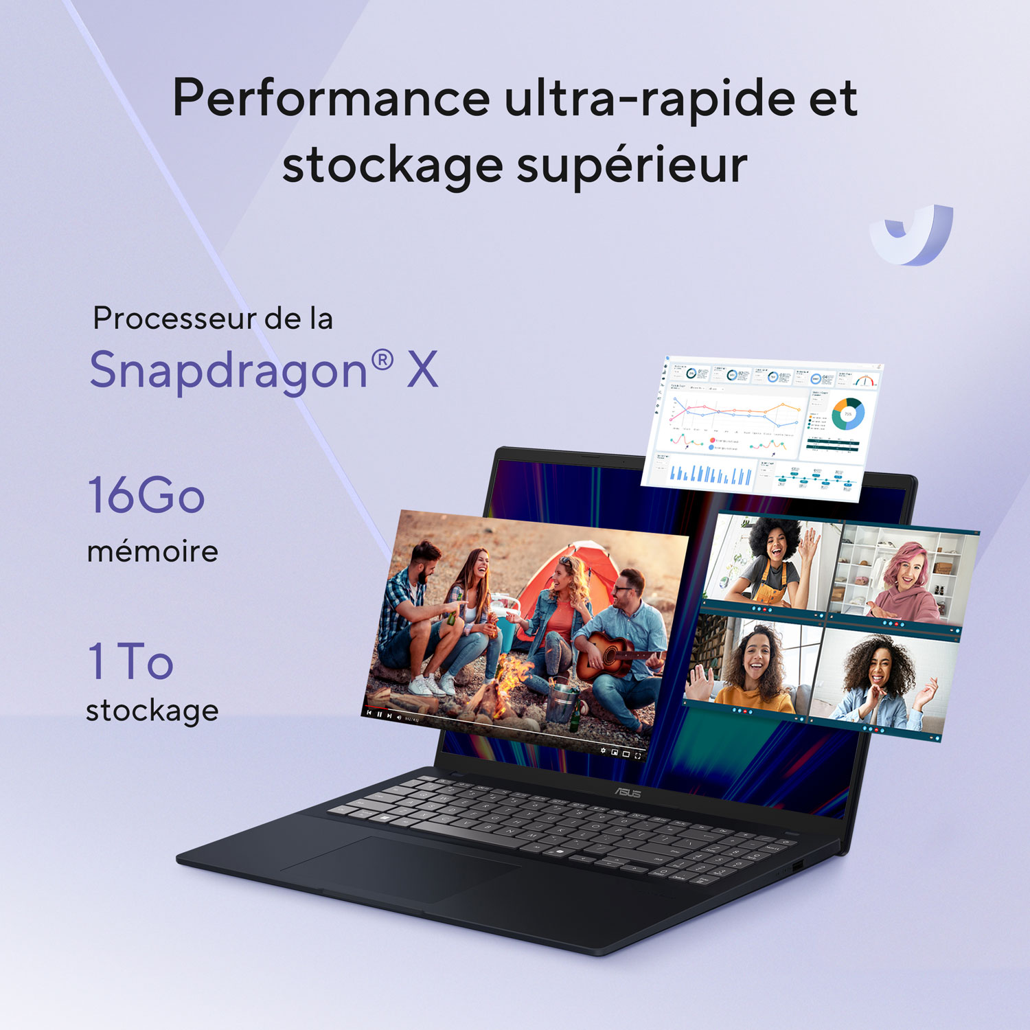 ASUS Vivobook 16 16" Laptop - Quiet Blue