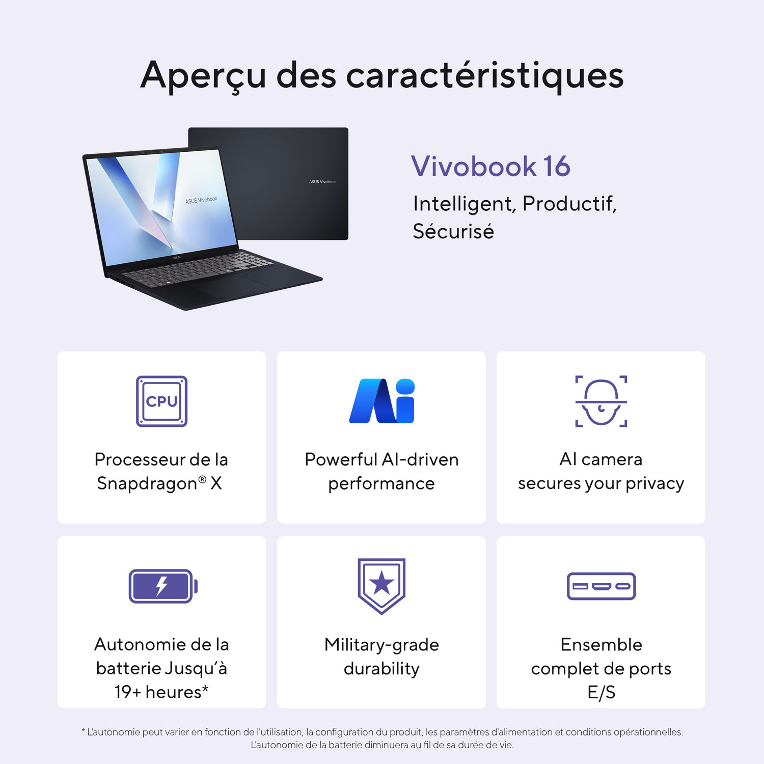 ASUS Vivobook 16 16" Laptop - Quiet Blue