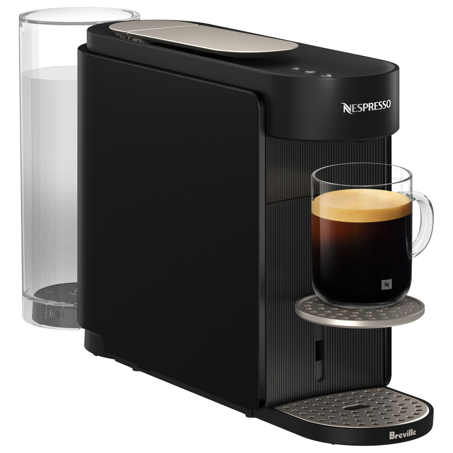 Nespresso Vertuo Up Pod Coffee and Espresso Machine by Breville - Ink Black