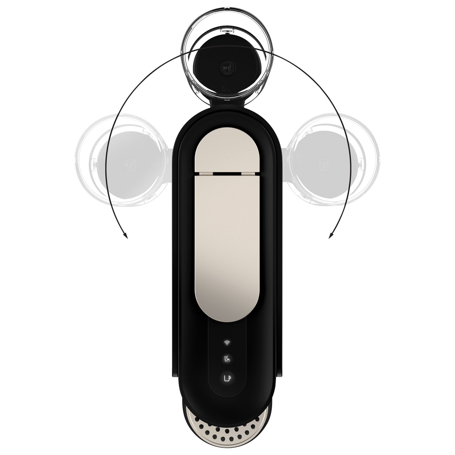 Nespresso Vertuo Up Pod Coffee and Espresso Machine by Breville - Ink Black