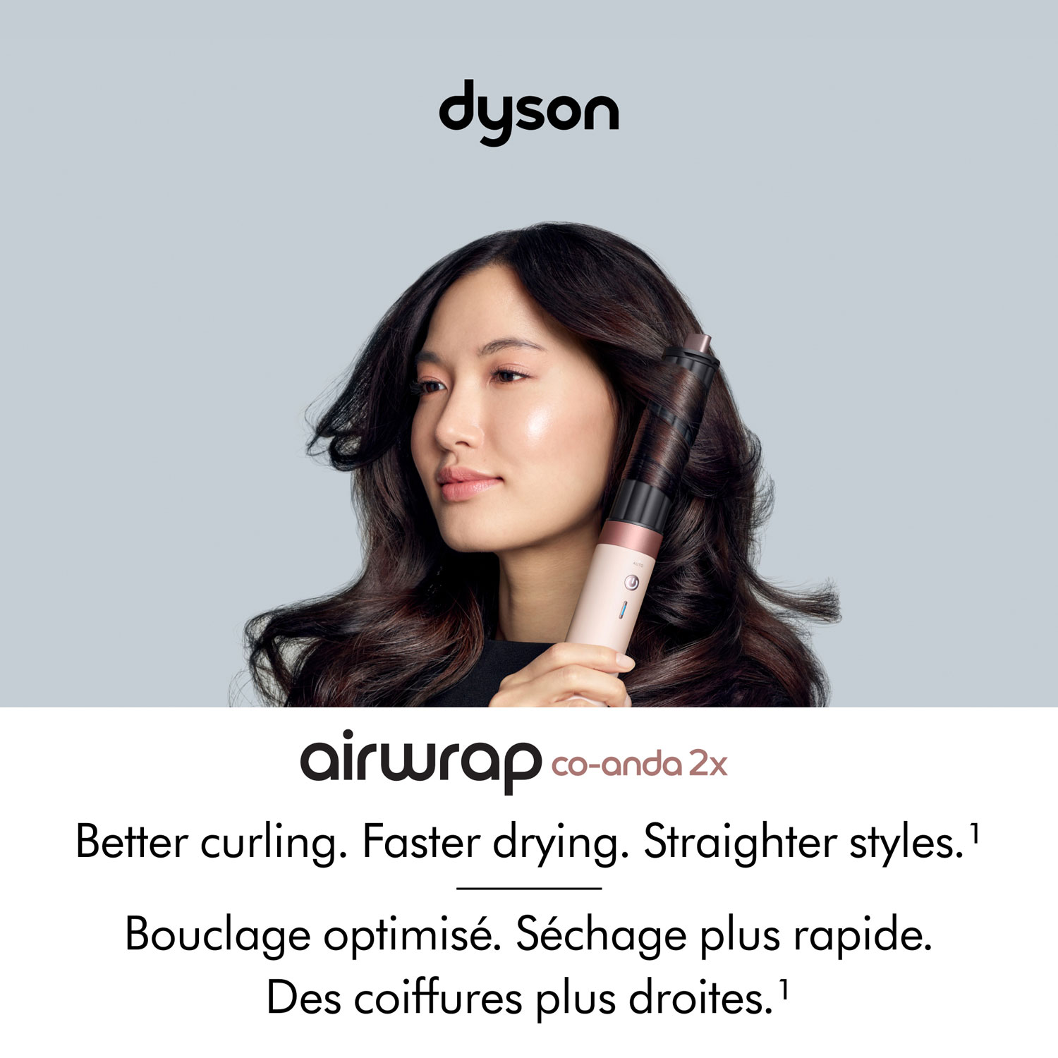 Dyson Airwrap i.d. Co-anda2x Multi-Styler & Dryer - Straight+Wavy - Ceramic Pink/Rose Gold