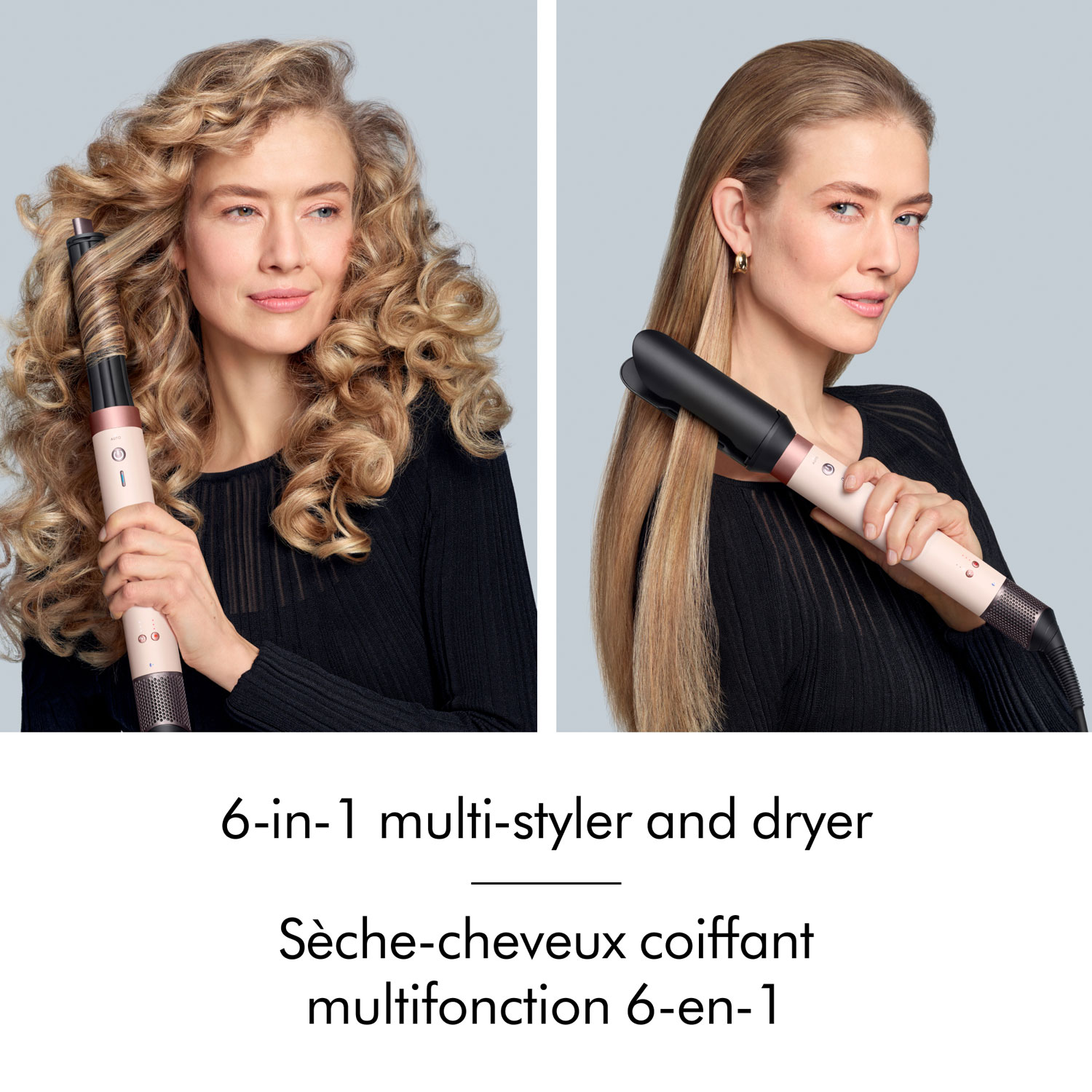 Dyson Airwrap i.d. Co-anda2x Multi-Styler & Dryer - Straight+Wavy - Ceramic Pink/Rose Gold