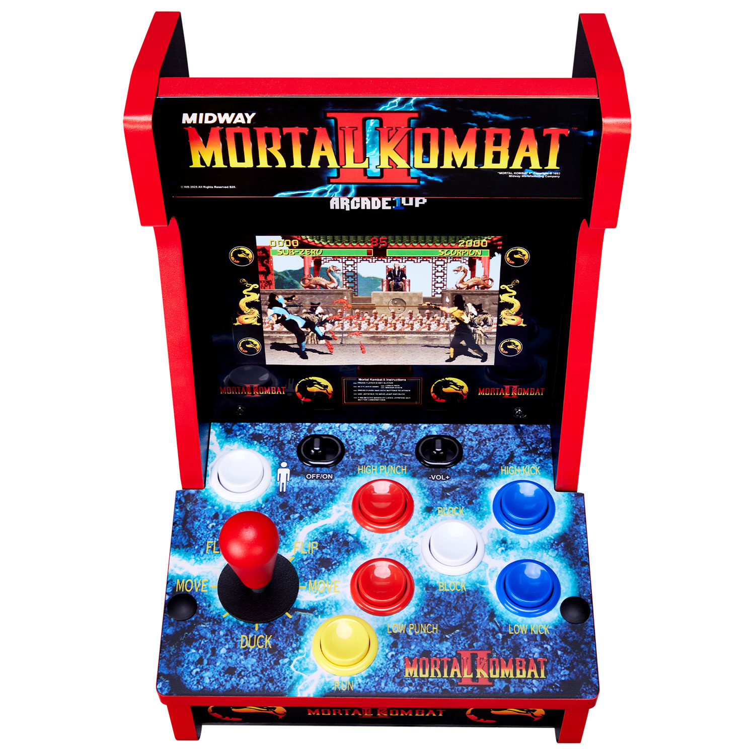 Arcade1Up Mortal Kombat II Countercade Arcade Machine