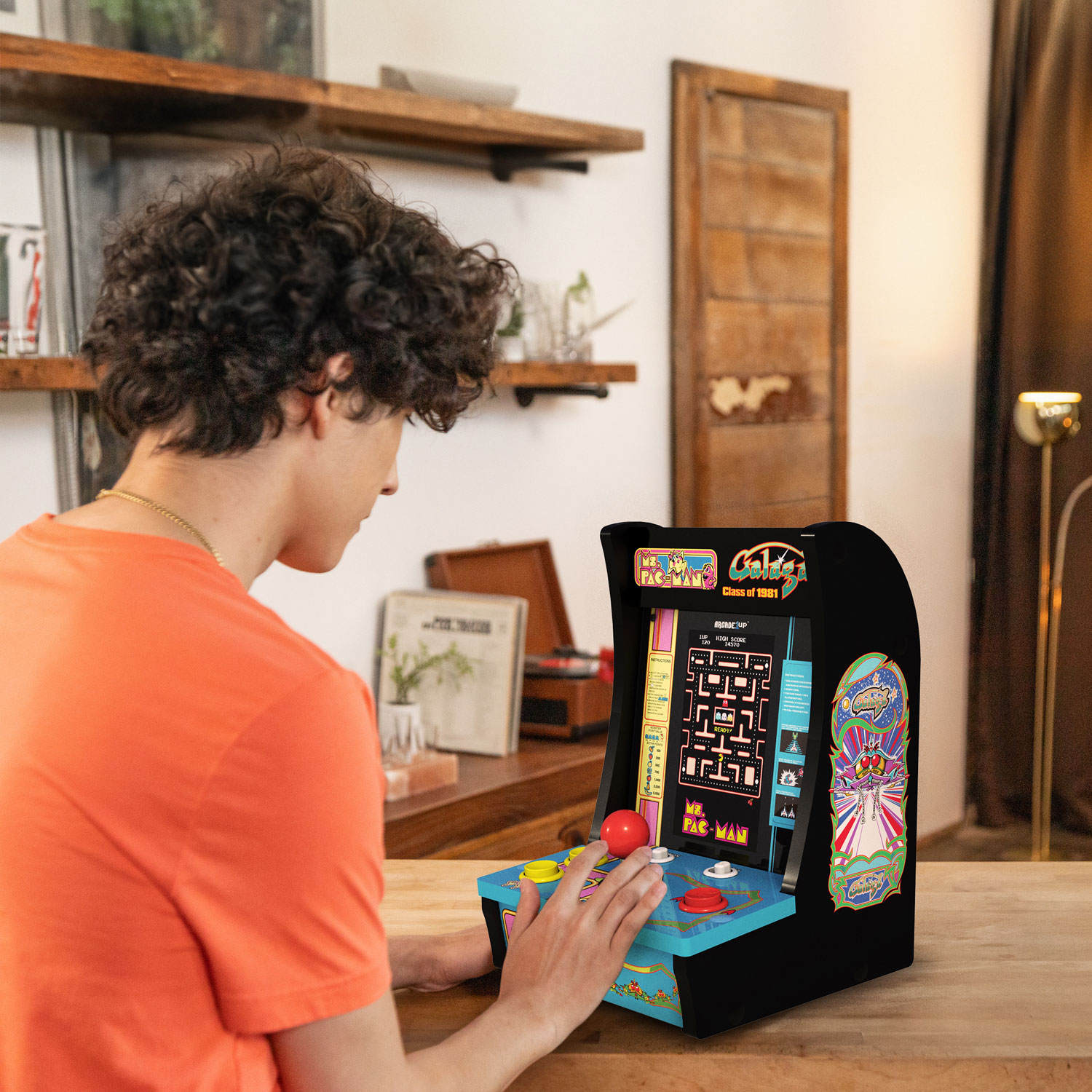 Arcade1Up Ms. PAC-MAN Countercade Arcade Machine