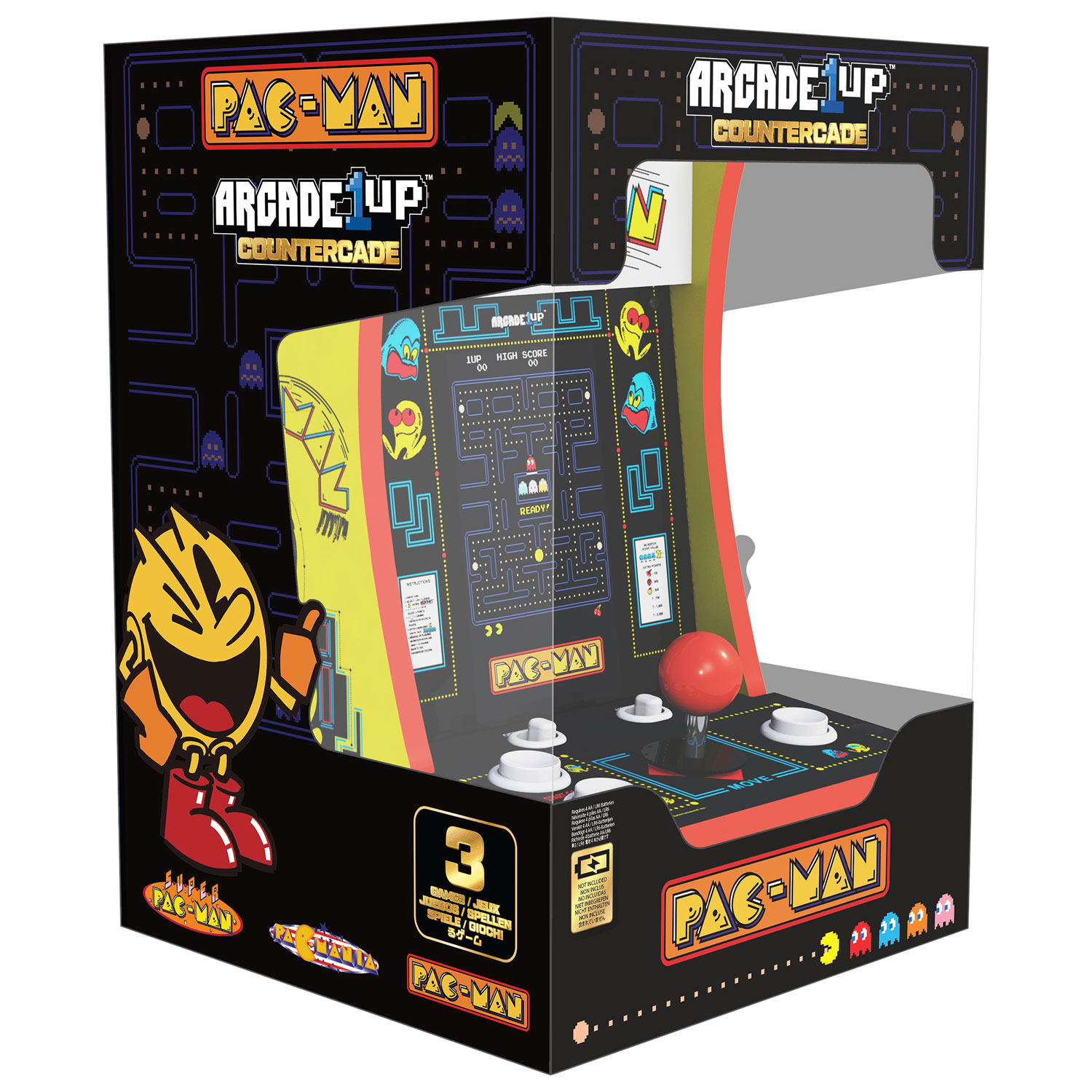 Arcade1Up PAC-MAN Countercade Arcade Machine