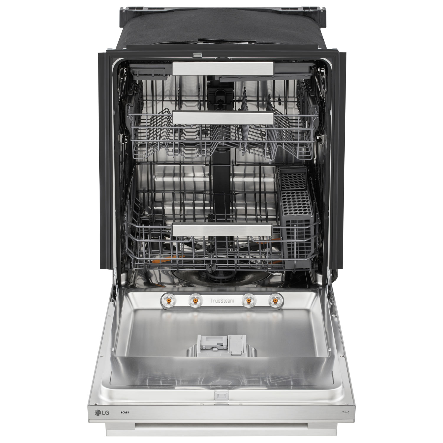 LG FlushFit 24" 39dB Built-In Dishwasher with Third Rack - Stainless Steel