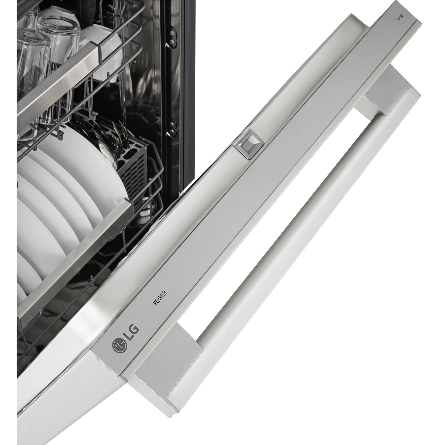 LG FlushFit 24" 39dB Built-In Dishwasher with Third Rack - Stainless Steel