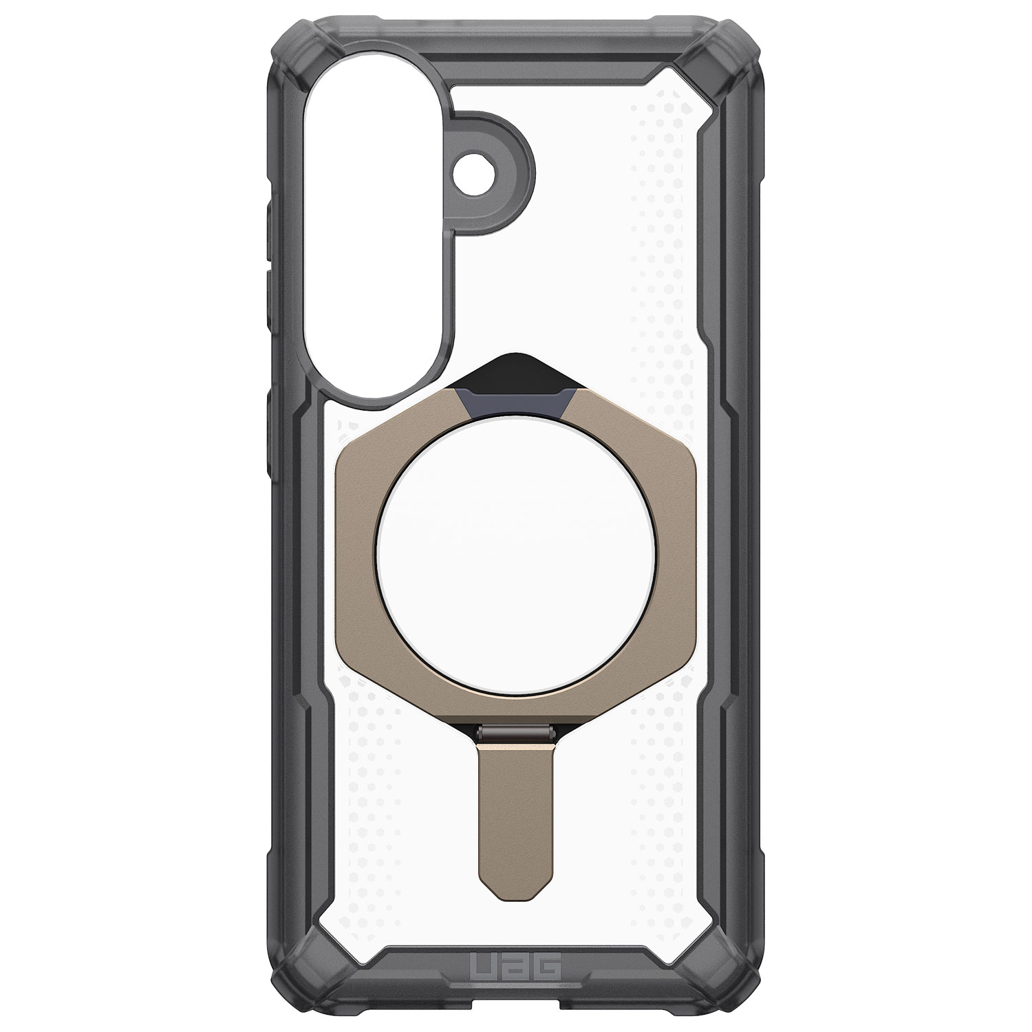 Urban Armor Gear Fitted Hard Shell Case with Magnet & Kickstand for Galaxy S26 - Ash/Titanium