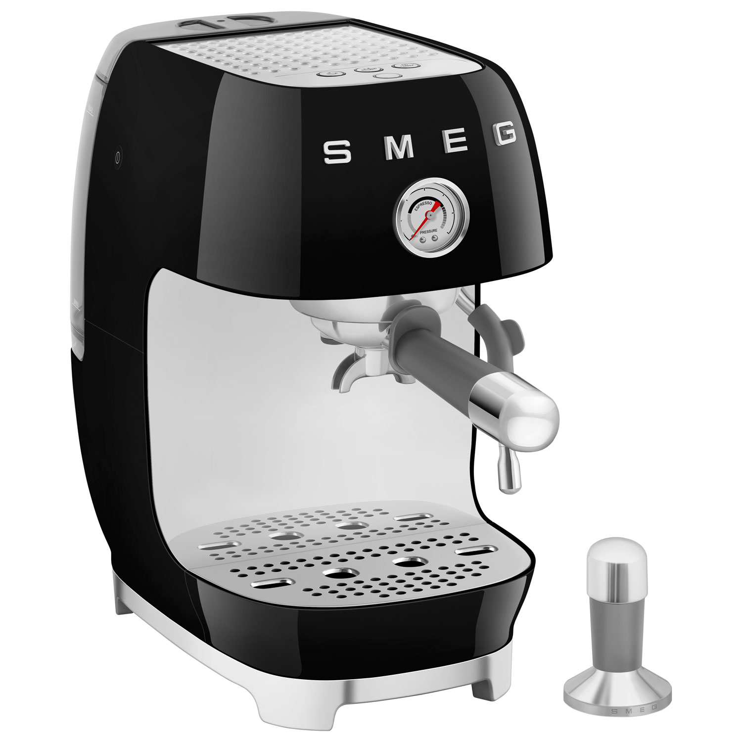Smeg Manual Espresso Machine with Cold Brew - Black