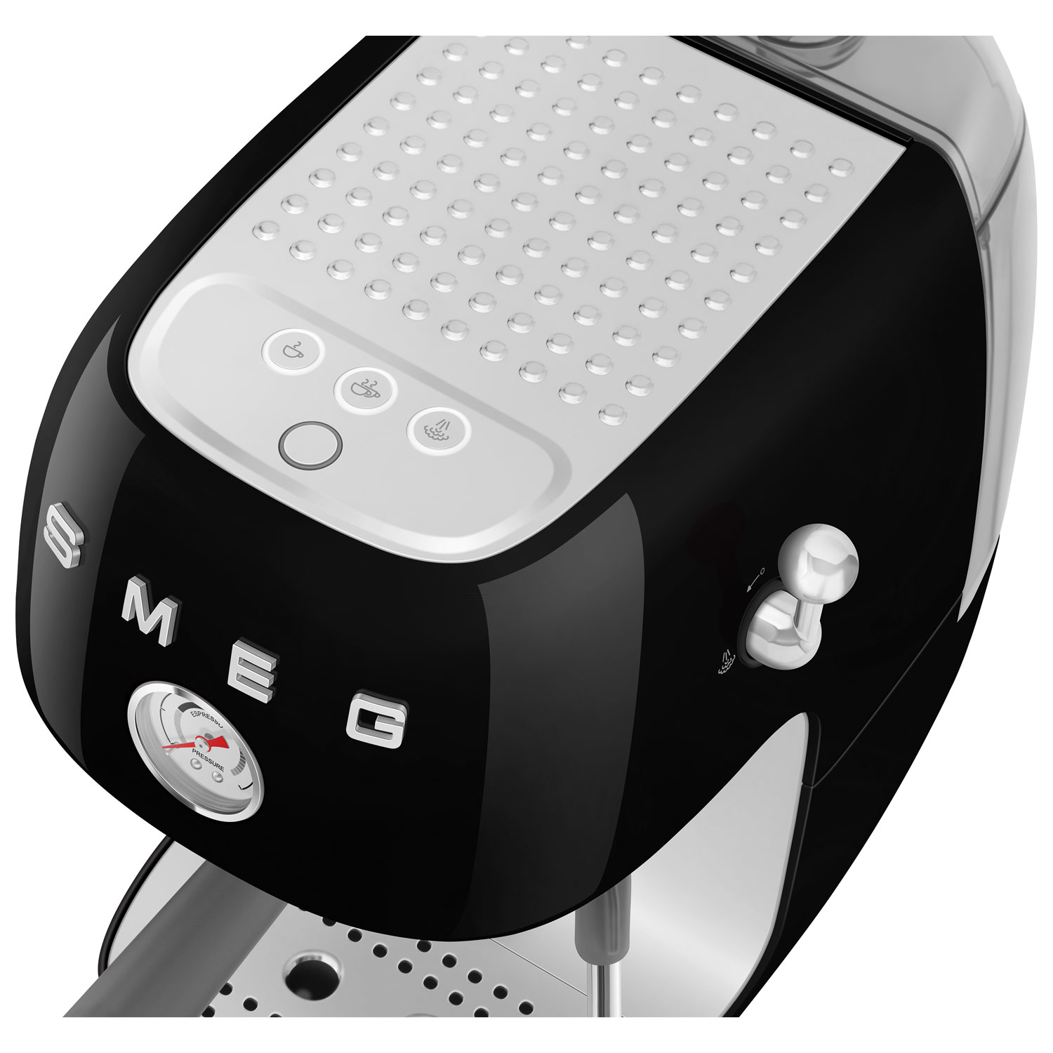 Smeg Manual Espresso Machine with Cold Brew - Black