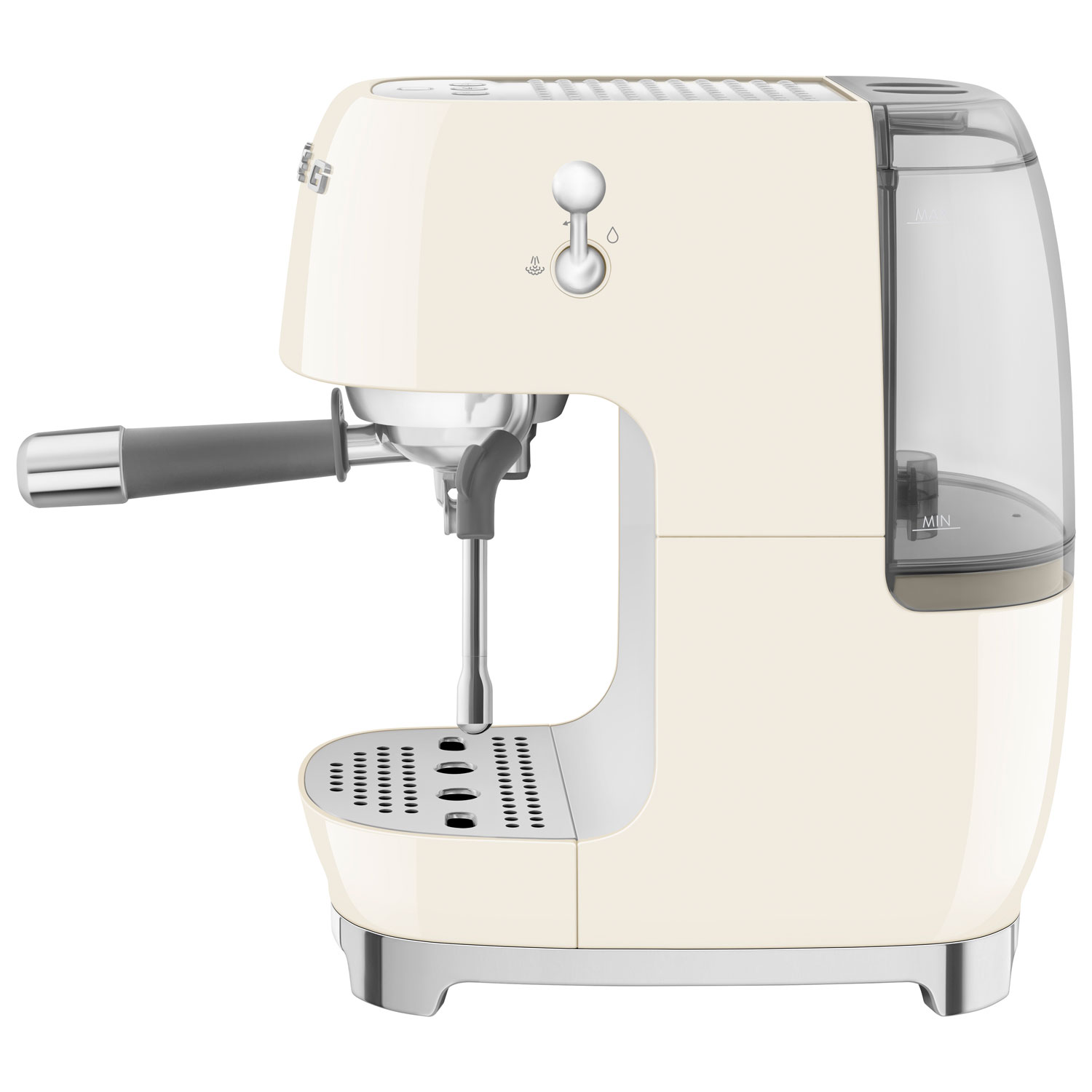 Smeg Manual Espresso Machine with Cold Brew - Cream