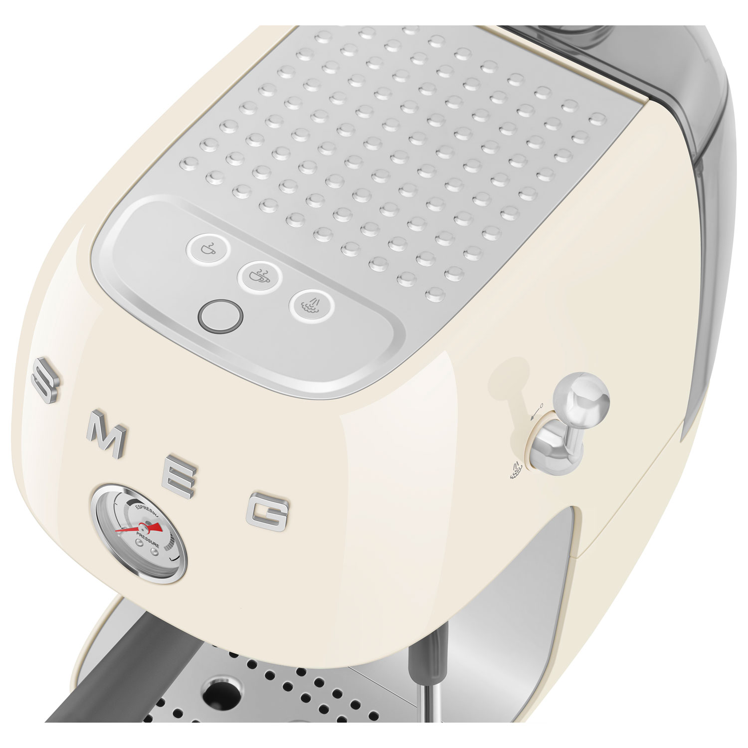 Smeg Manual Espresso Machine with Cold Brew - Cream