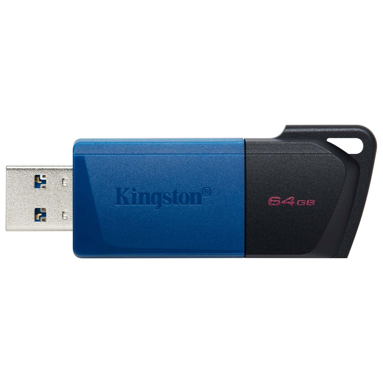 Kingston DataTraveler Exodia M 64GB USB 3.2 Flash Drive - Blue/Black