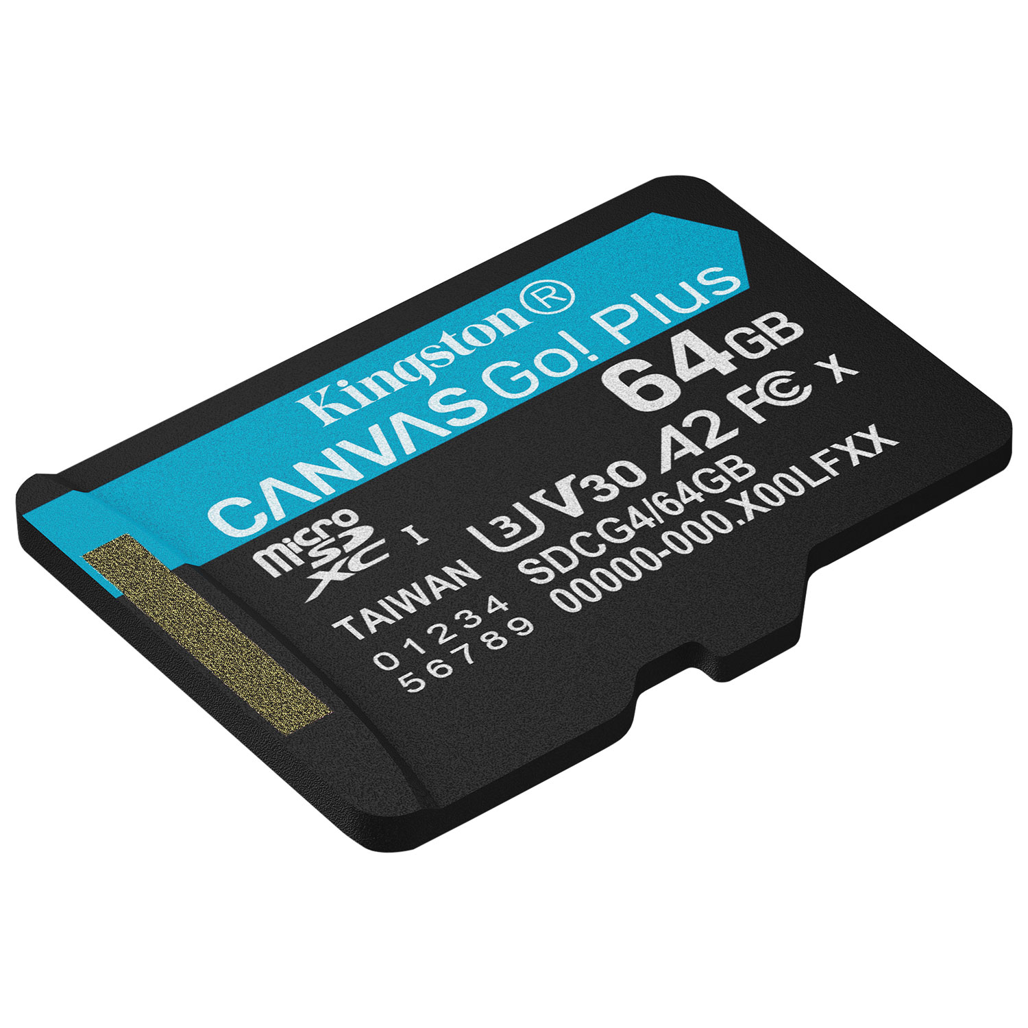 Kingston Canvas Go! Plus 64GB 200MB/s microSD Memory Card