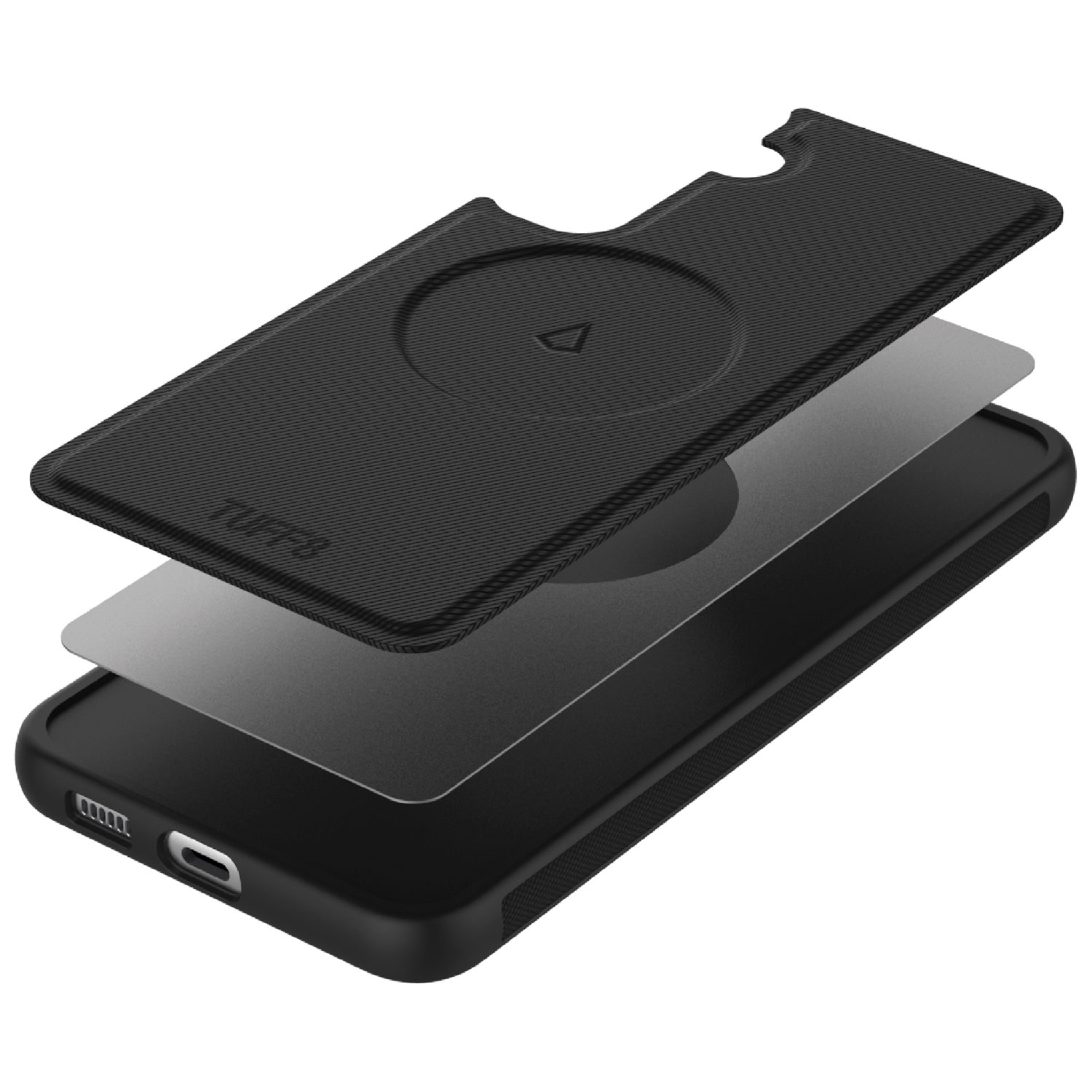 Étui-portefeuille Switch de TUFF8 pour Galaxy A17 - Noir