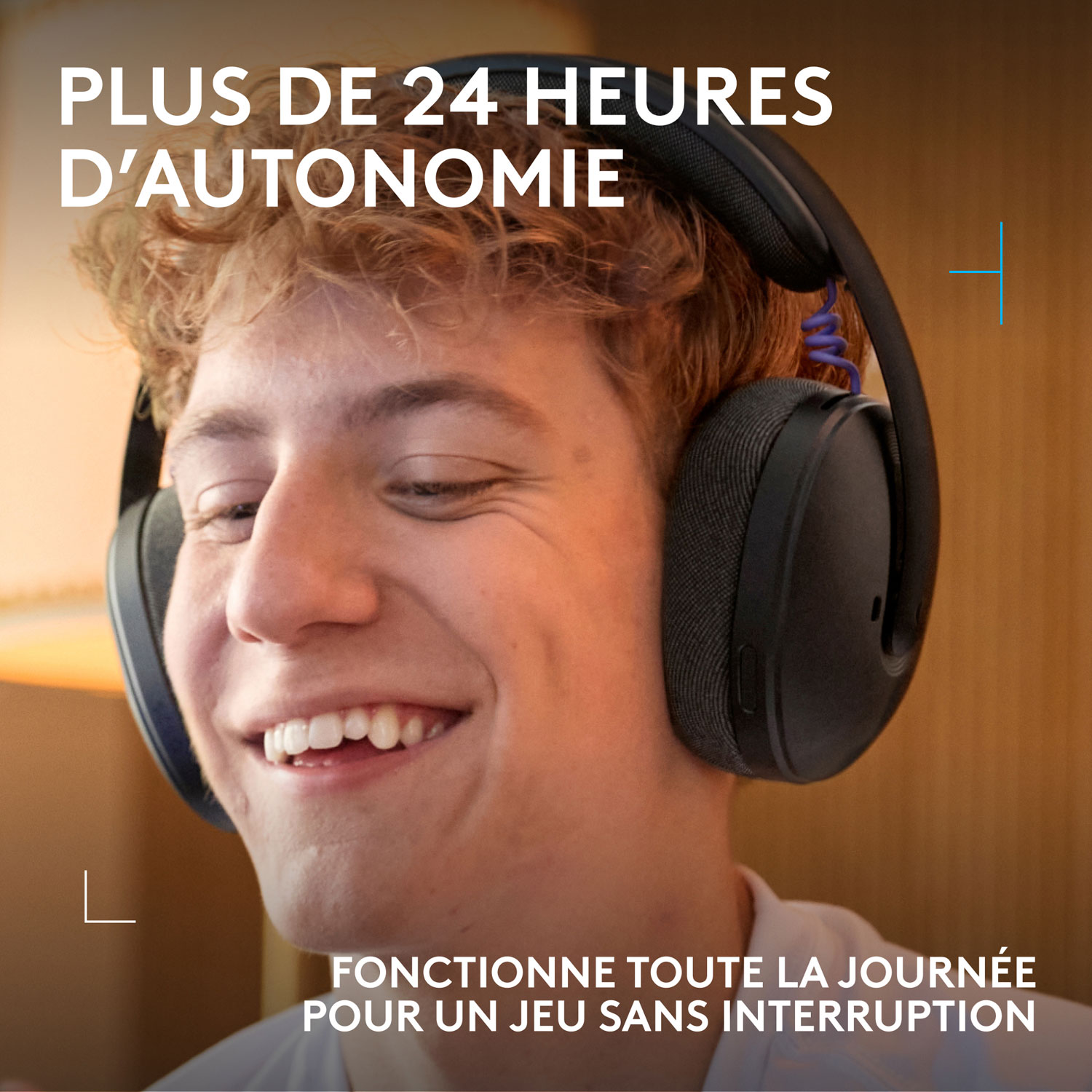 Casque de jeu sans fil G325 LIGHTSPEED de Logitech - Noir