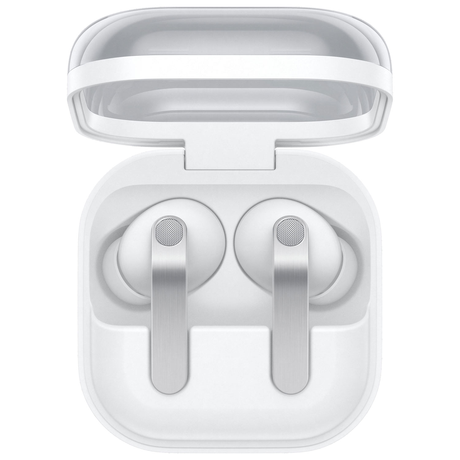 Écouteurs boutons 100 % sans fil à suppression du bruit Galaxy Buds4 Pro de Samsung - Blanc