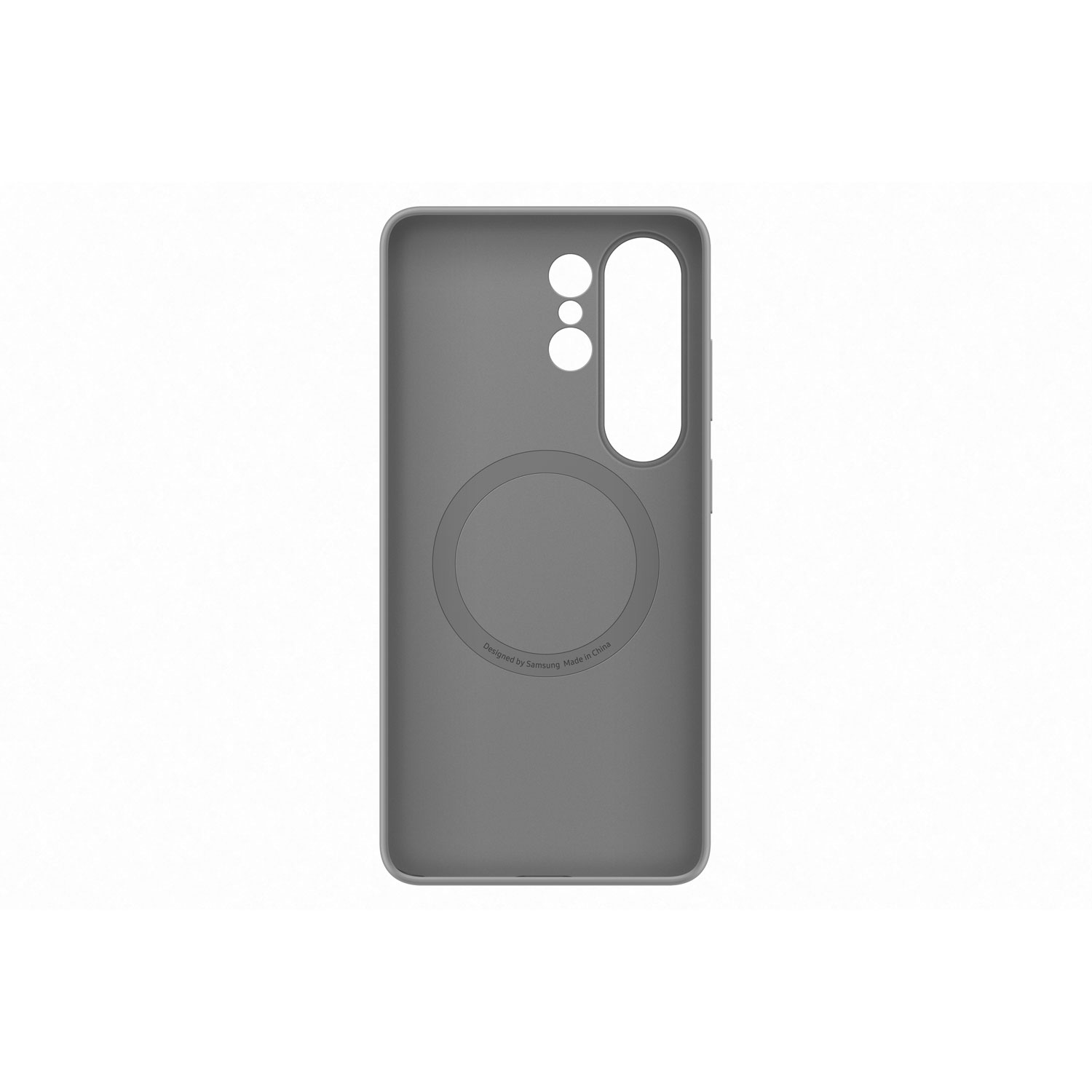 Samsung Silicone Fitted Soft Shell Case with Magnet for Galaxy S26 Ultra - Grey