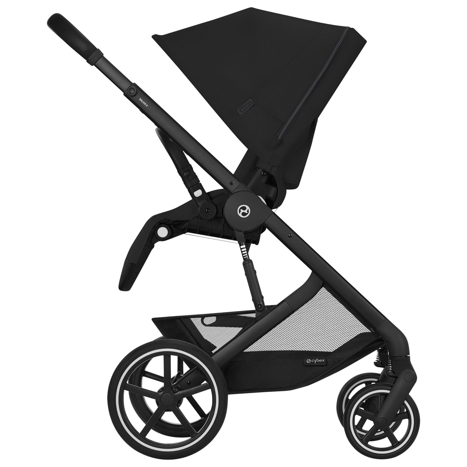 Cybex Balios S Lux Full-Size Stroller - Moon Black