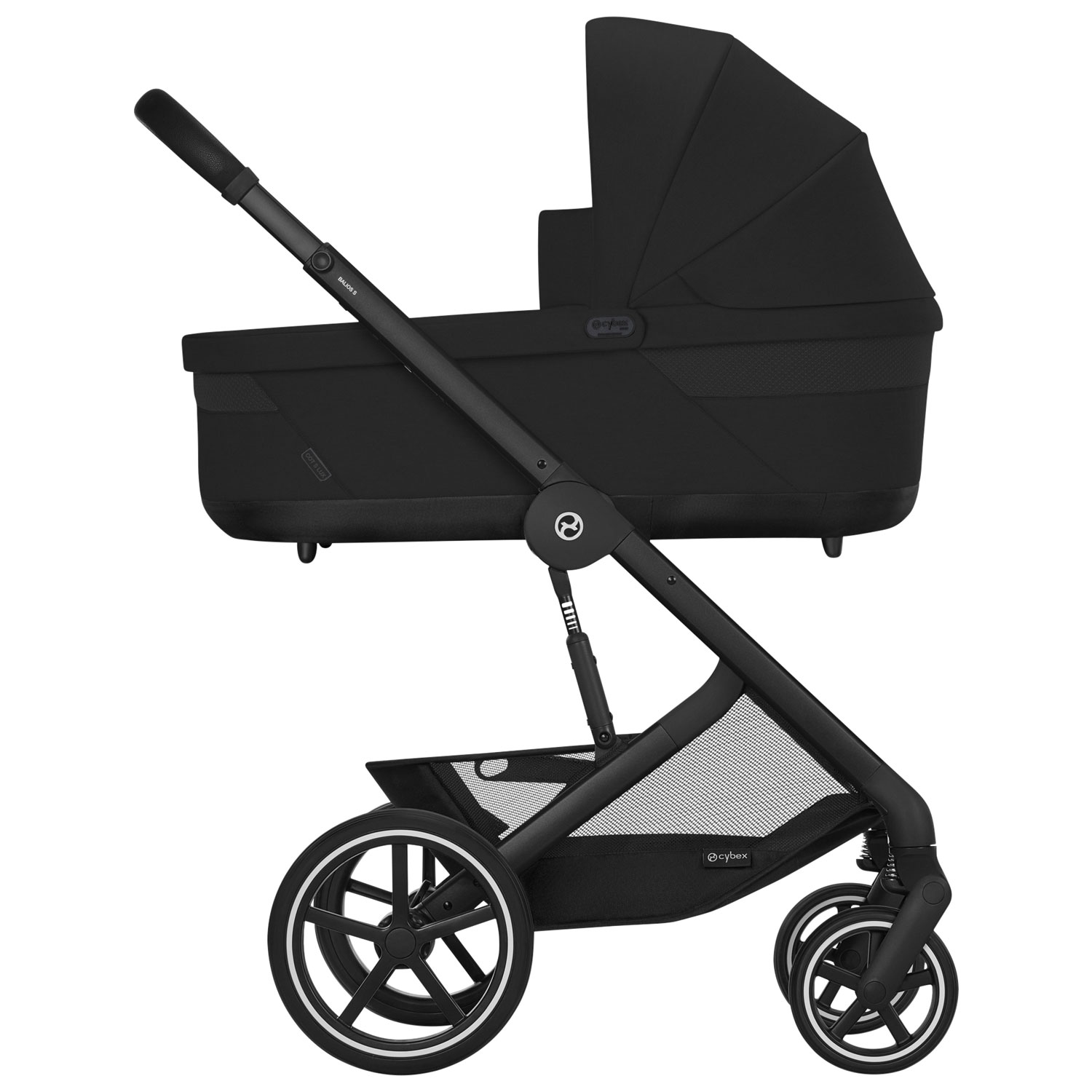 Cybex Balios S Lux Full-Size Stroller - Moon Black