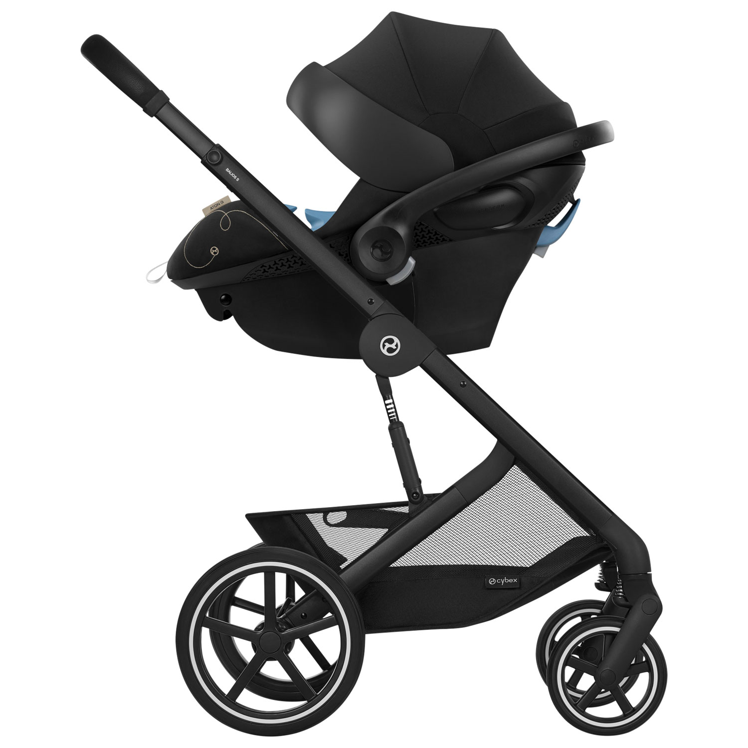 Cybex Balios S Lux Full-Size Stroller - Moon Black