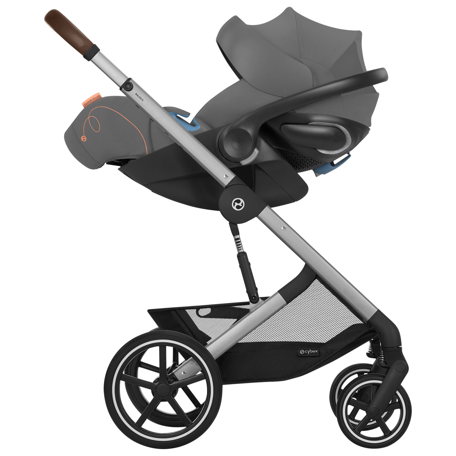 Cybex Balios S Lux Full-Size Stroller - Stone Grey
