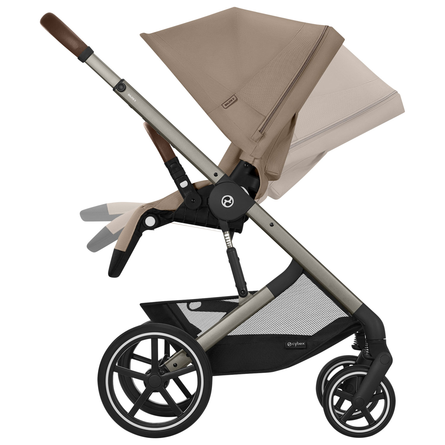 Cybex Balios S Lux Full-Size Stroller - Almond Beige