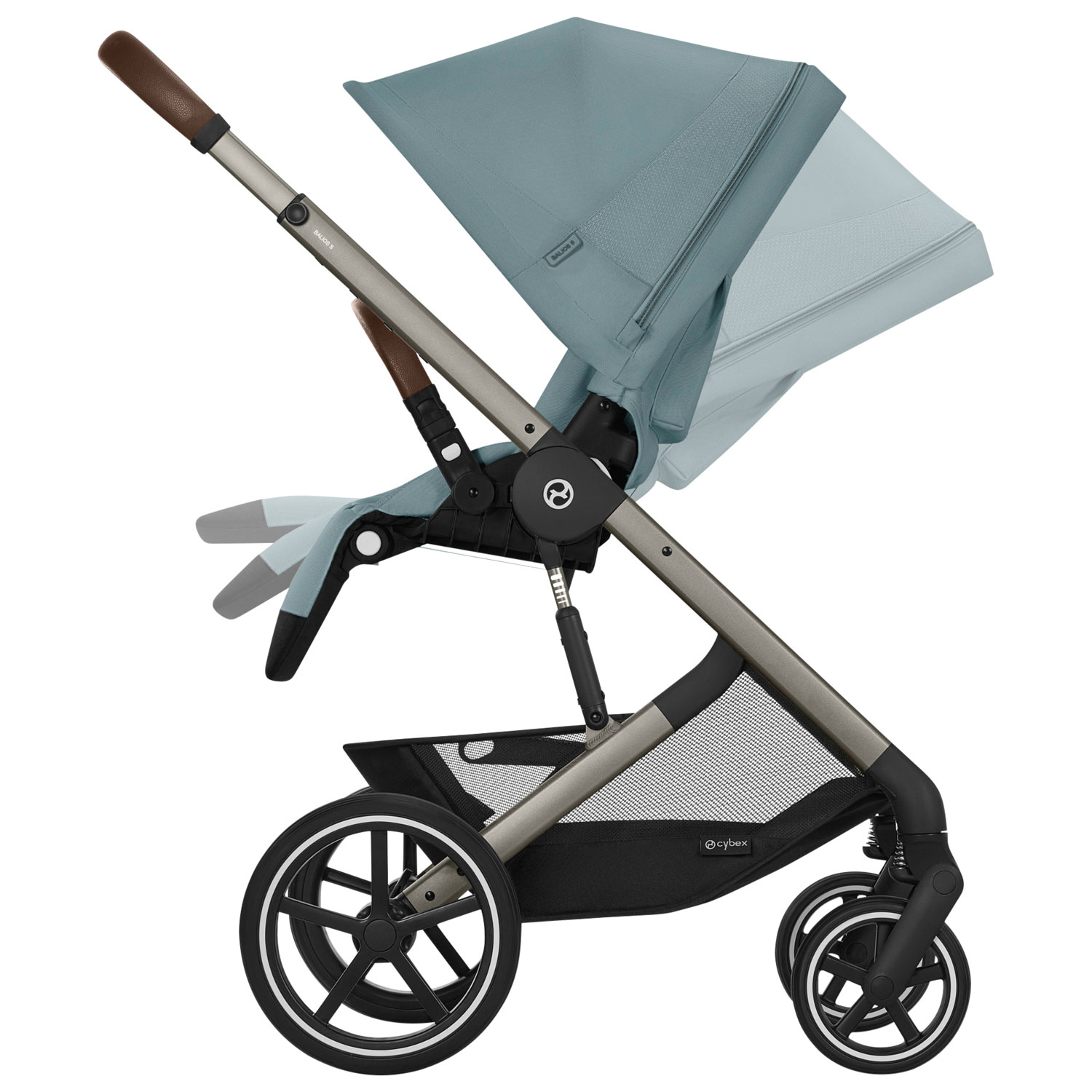 Cybex Balios S Lux Full-Size Stroller- Stormy Blue