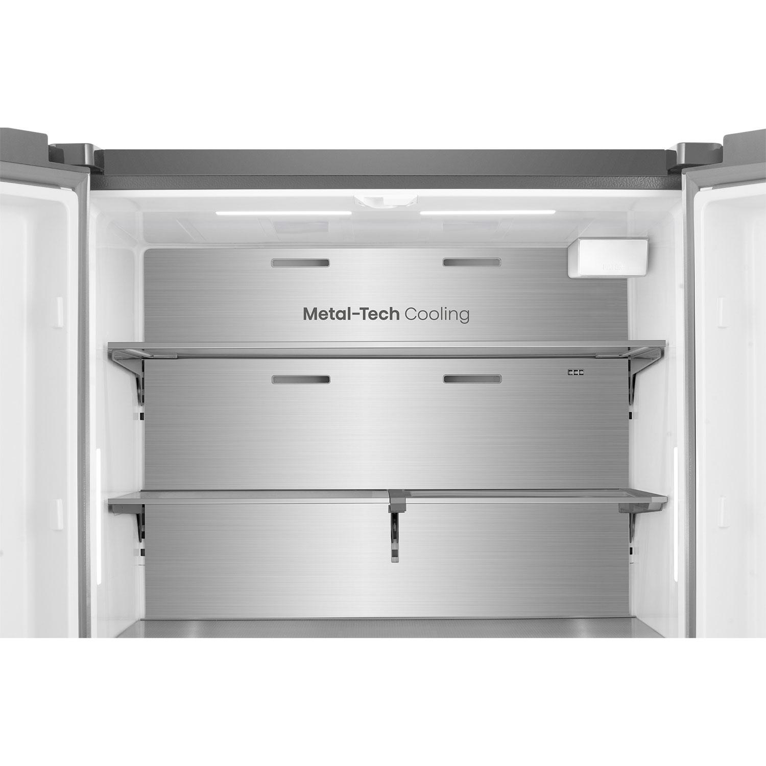 Réfrigérateur à deux portes 22,7 pi³ 36 po avec distributeur d'eau de Hisense - Inox