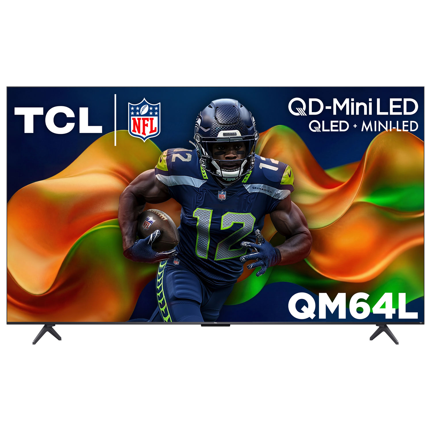 TCL 65" QM64L Series 4K UHD Dolby Vision IQ HDR10+ QD Mini-LED 144Hz Le feu de Dolby Atmos TV Intelligent TV (65QM64L) - 2026 - Parfait pour les sports & Jeu