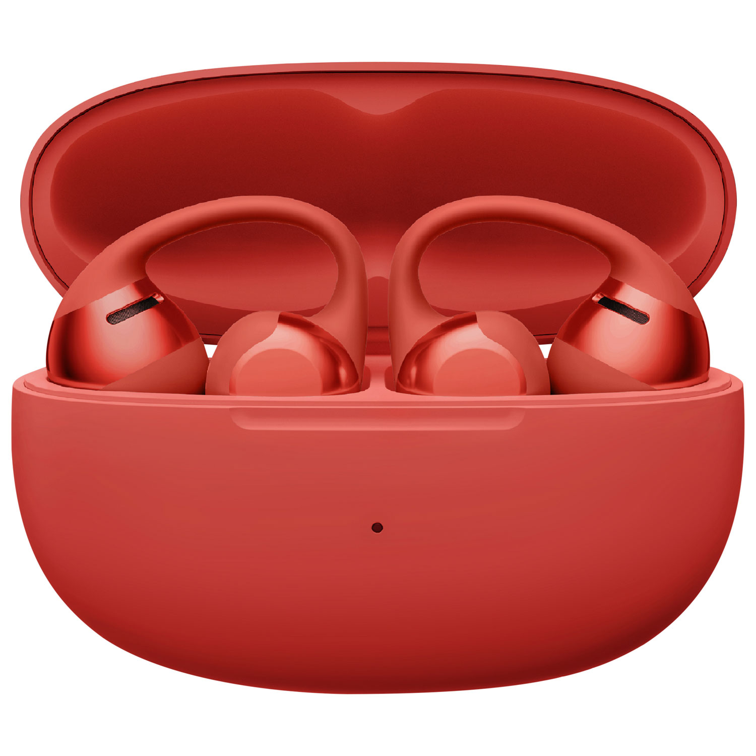 Shokz OpenDots One Open-Ear True Wireless Earbuds with Dolby Audio - Red