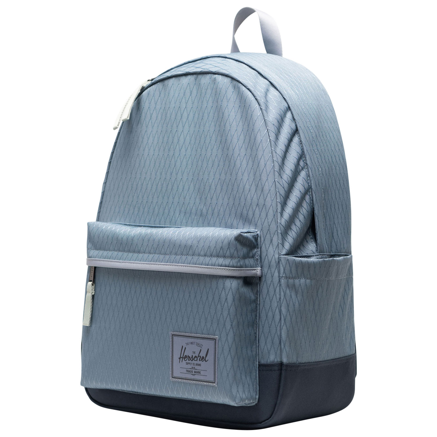herschel backpack grey and blue stripe Classic a fleece Herschel Supply Co. Classic Slate