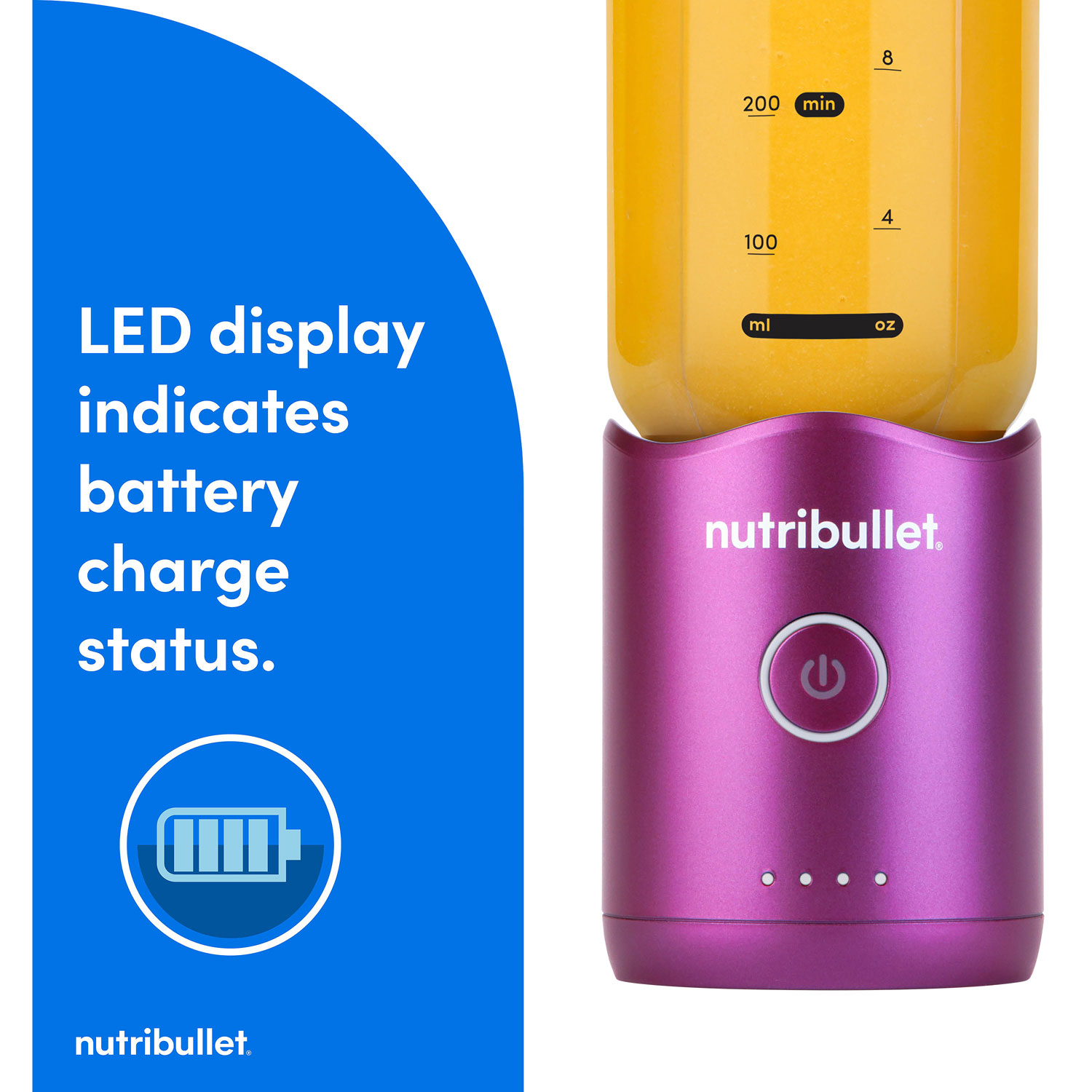 Mélangeur portatif 22 oz Flex de NutriBullet - Violet orchidée