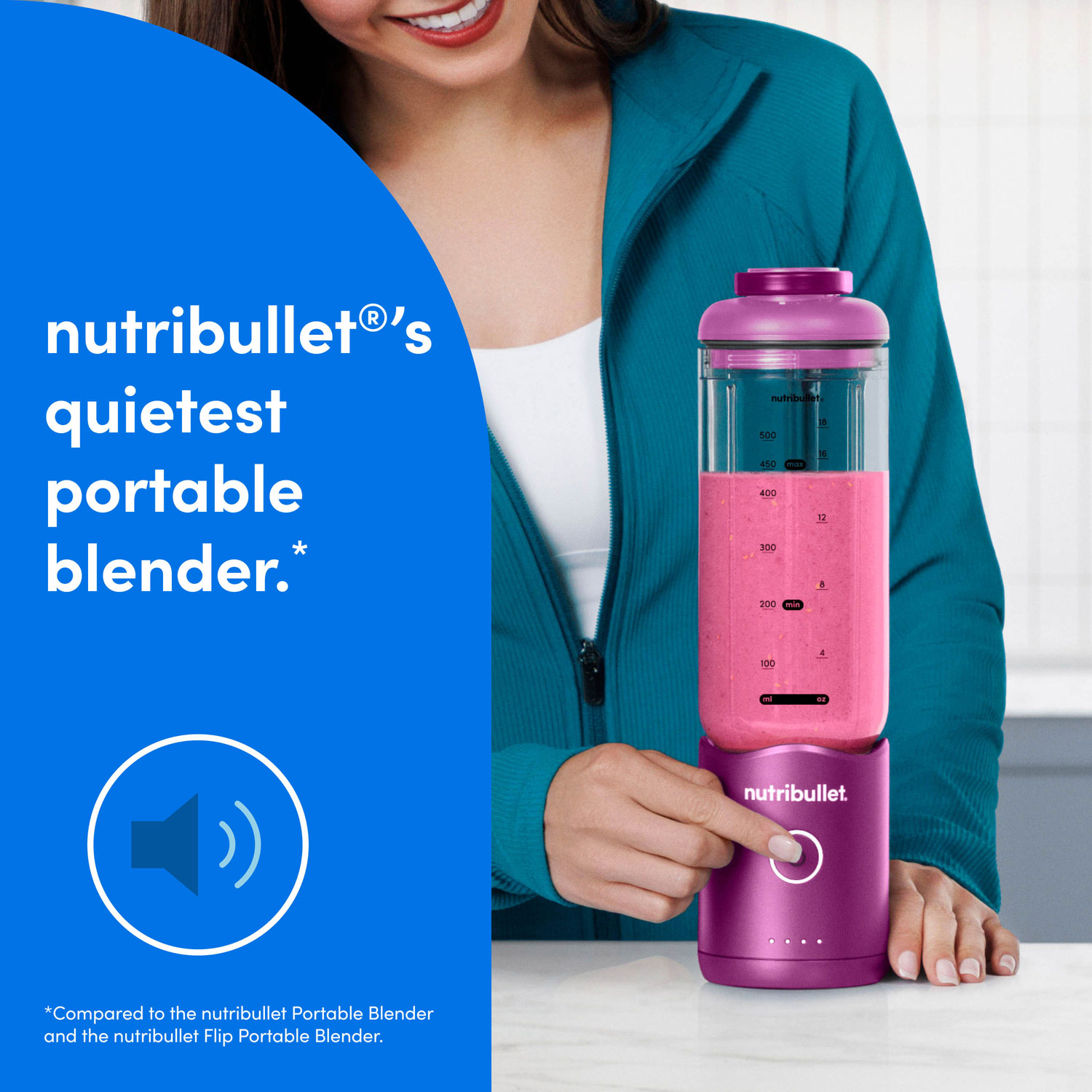 Mélangeur portatif 22 oz Flex de NutriBullet - Violet orchidée