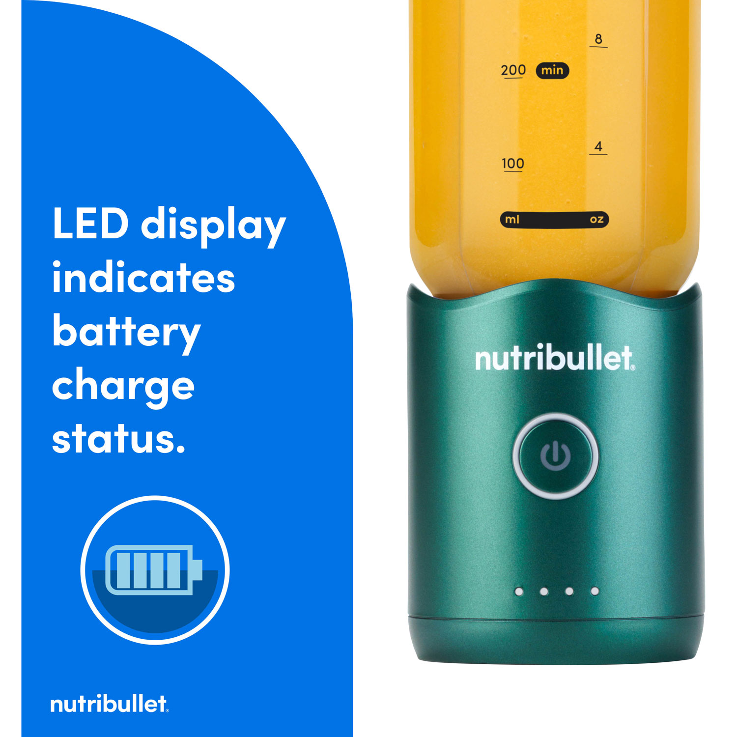 Mélangeur portatif 22 oz Flex de NutriBullet - Vert forêt