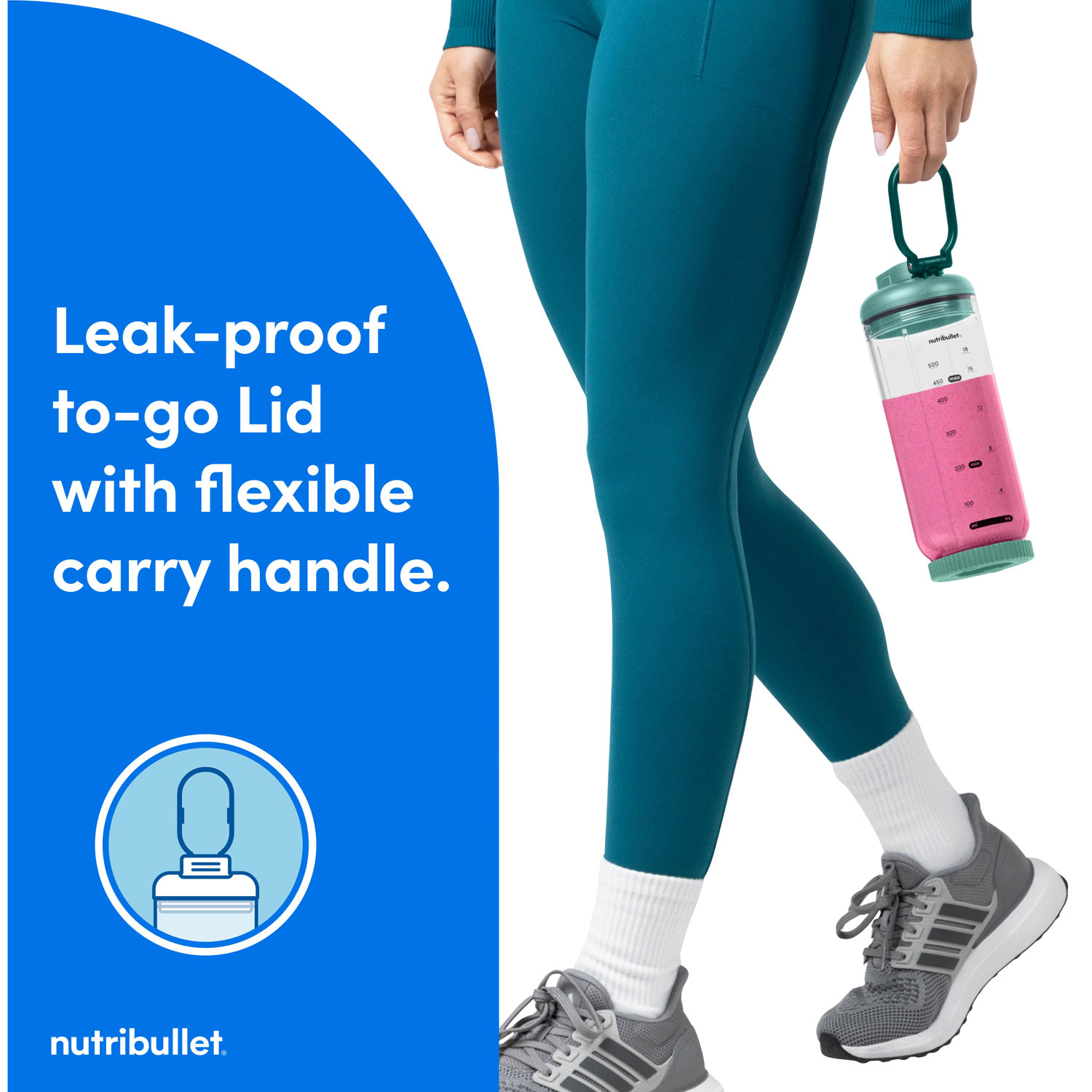 Mélangeur portatif 22 oz Flex de NutriBullet - Vert forêt