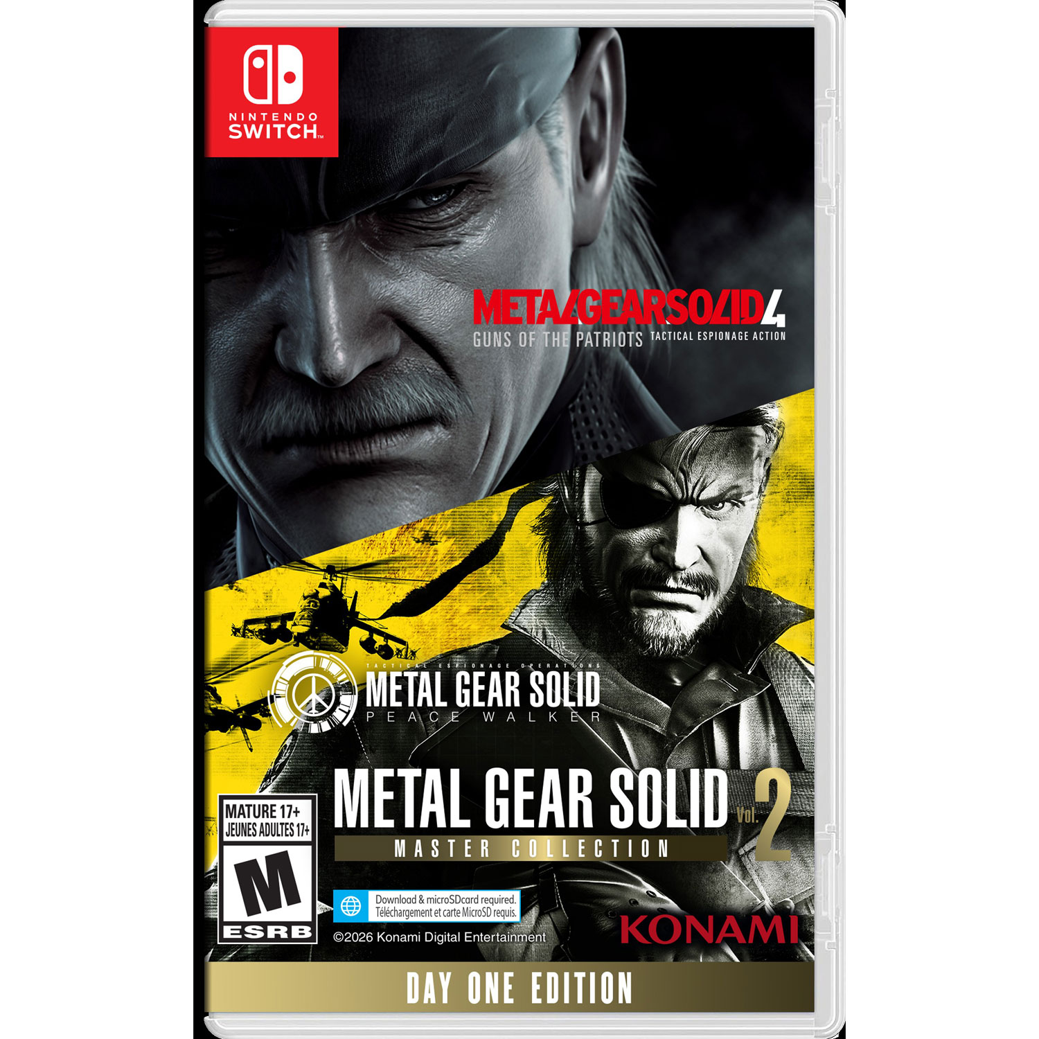 Metal Gear Solid 2 Master Collection: Day One Edition