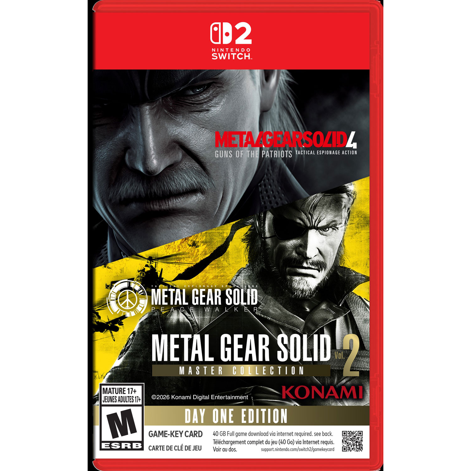 Metal Gear Solid 2 Master Collection: Day One Edition
