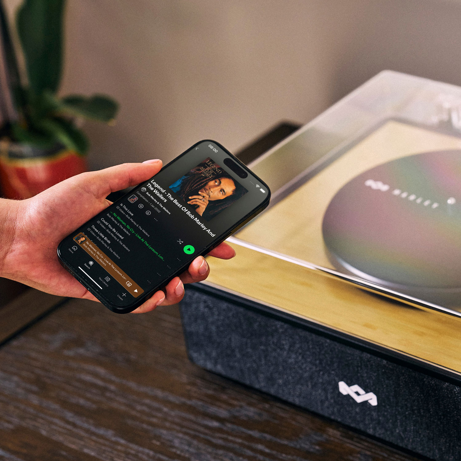 House Of Marley Rise Up Bluetooth Turntable