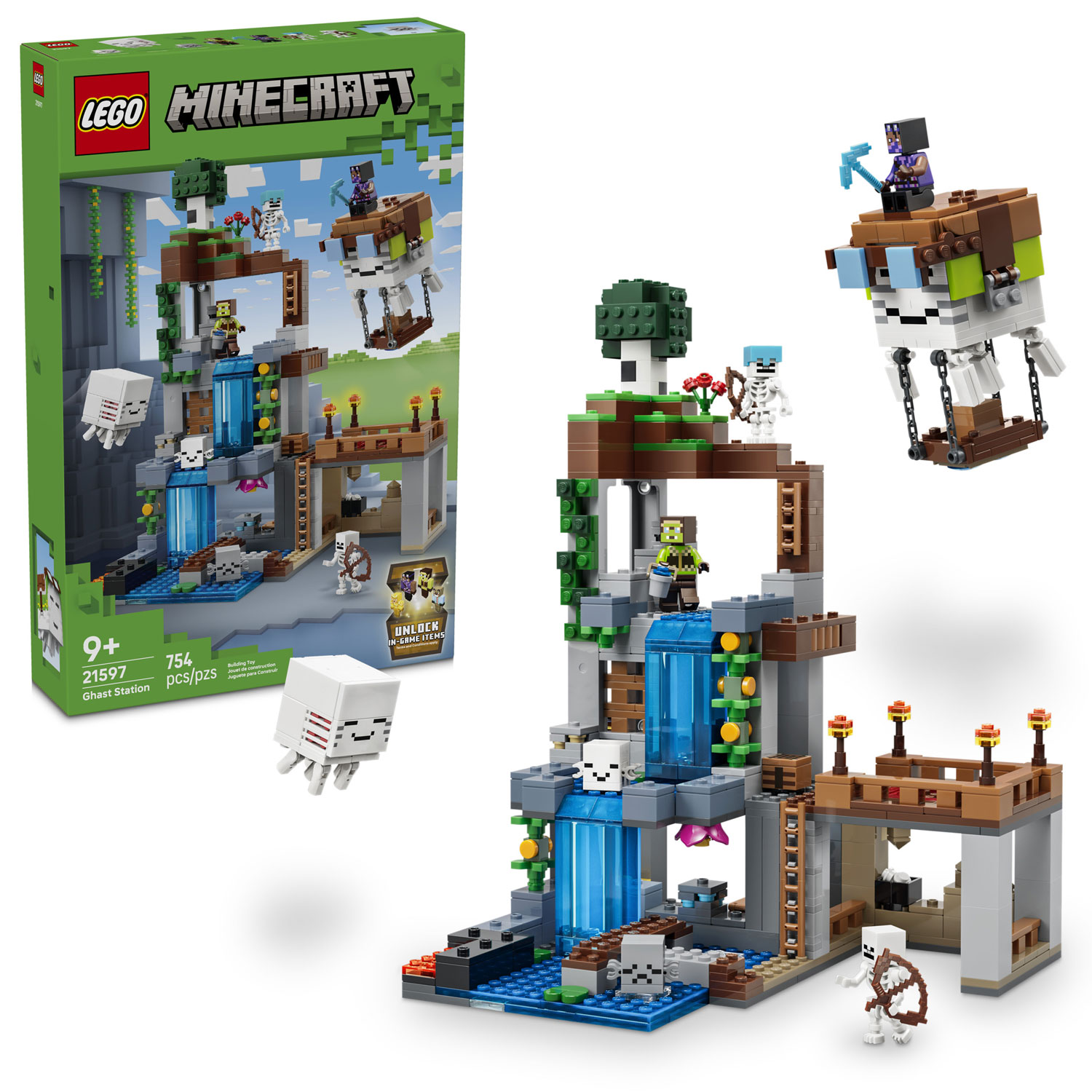 LEGO Minecraft: Ghast Station - 754 Pieces (21597)