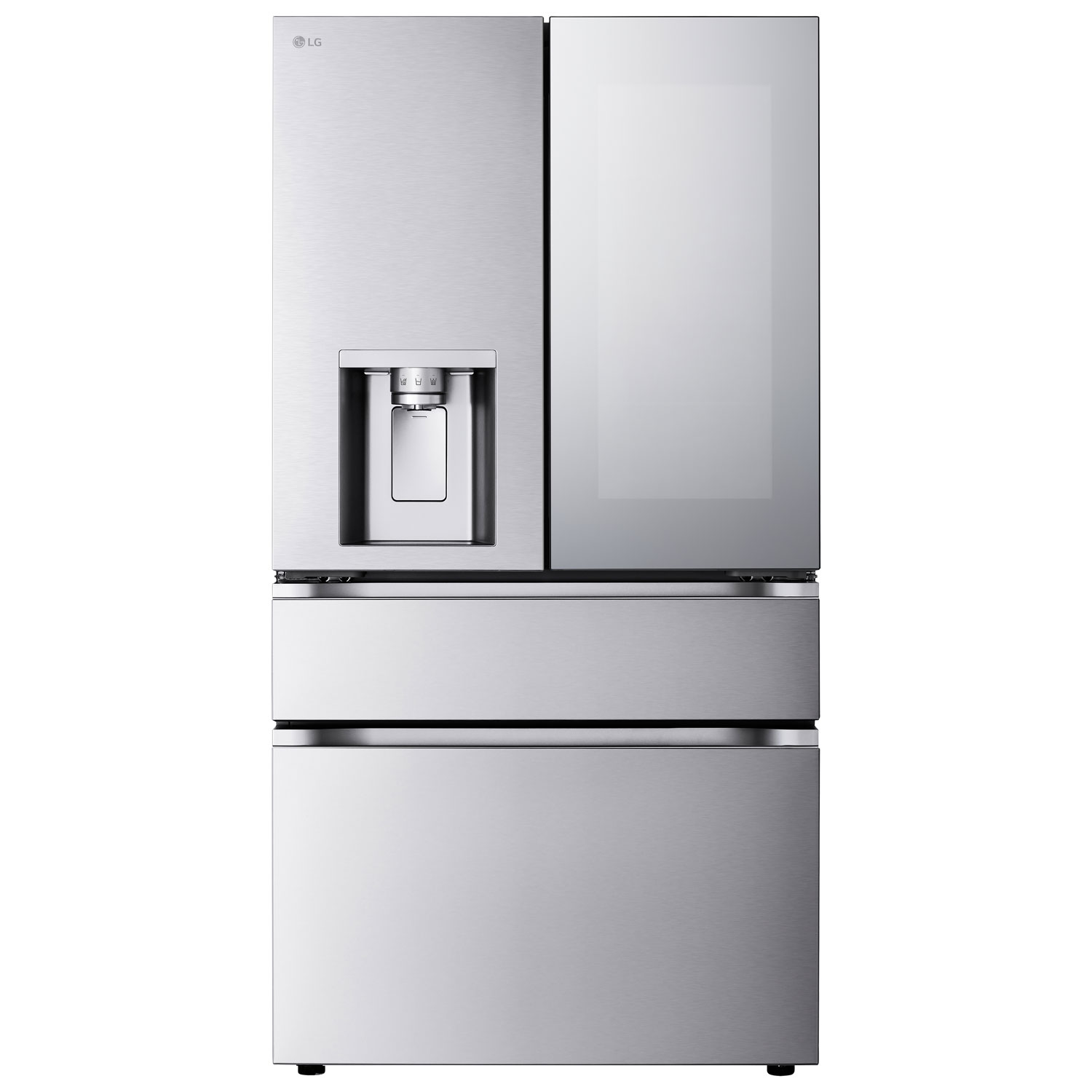 LG 36" 29 Cu. Ft. Energy Star 4-Door French Door Refigerator w/ Hidden Hinges,External Water Dispenser & Mini Craft Ice Maker - SS