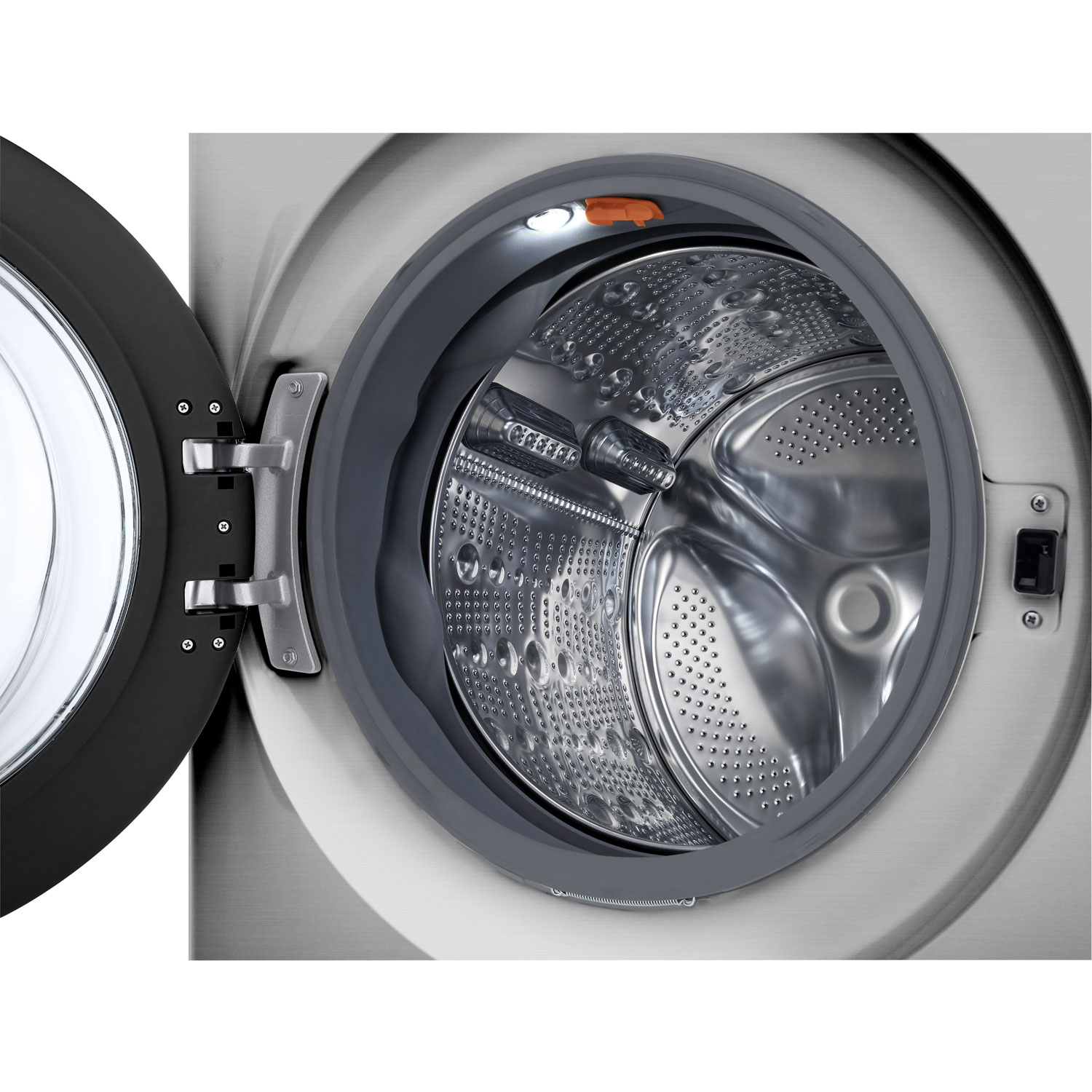 Laveuse à vapeur haute efficacité à chargement frontal de 5,8 pi³ de LG - Acier graphite