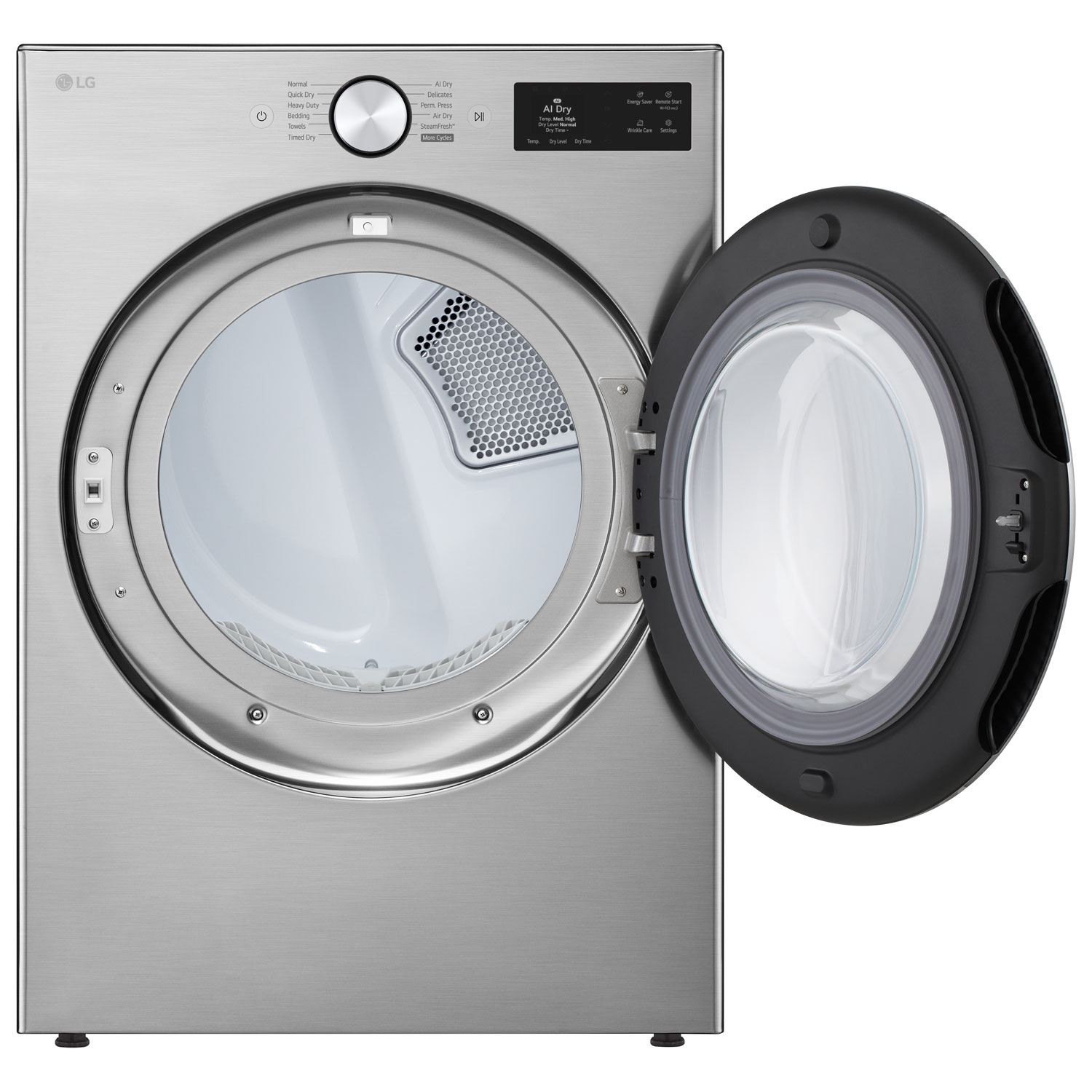 LG 7.4 Cu. Ft. Electric Steam Dryer - Graphite Steel
