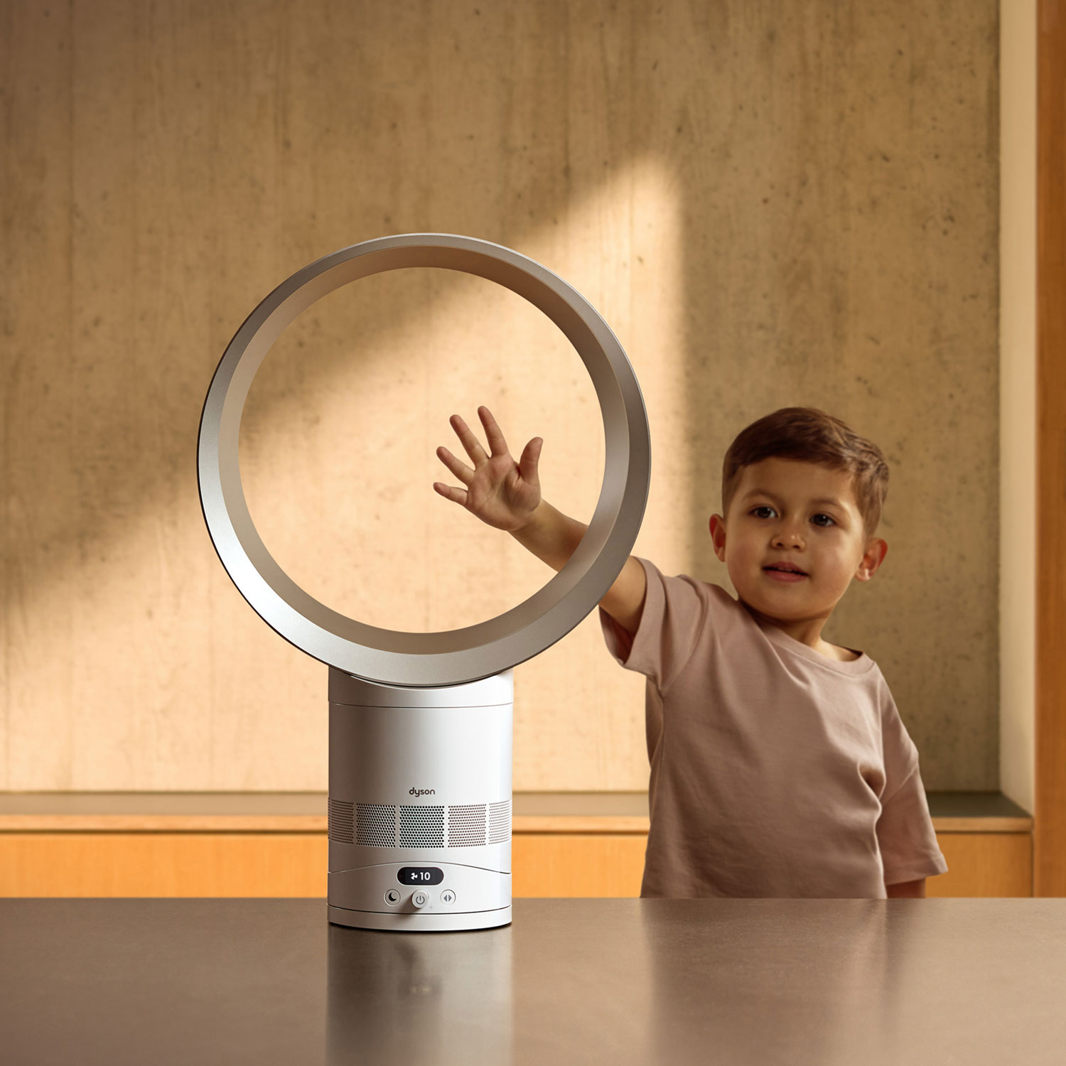 Dyson AM12 Table Fan - White/Silver