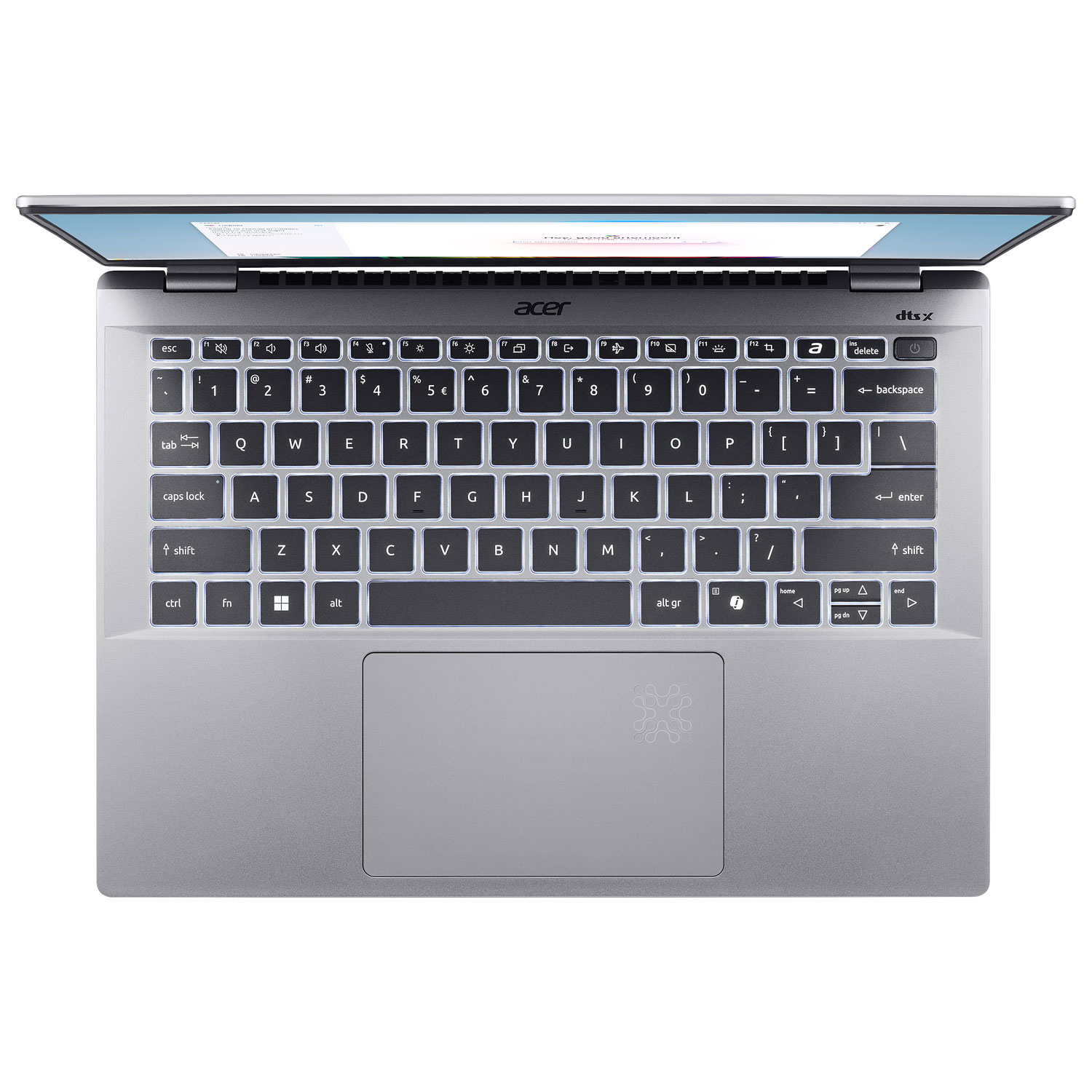 Portable à écran tactile 14 po Swift 14 AI d'Acer - Argent pur