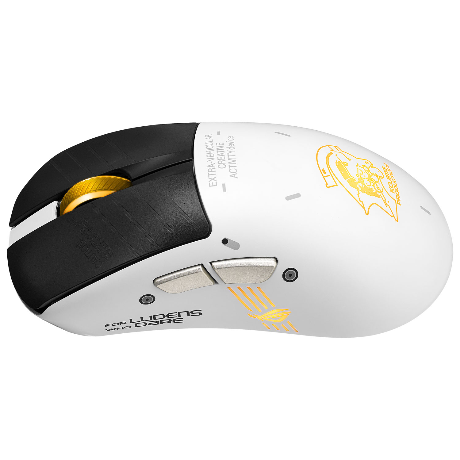 ASUS ROG Keris II Origin 42000 DPI Wireless Optical Gaming Mouse - White
