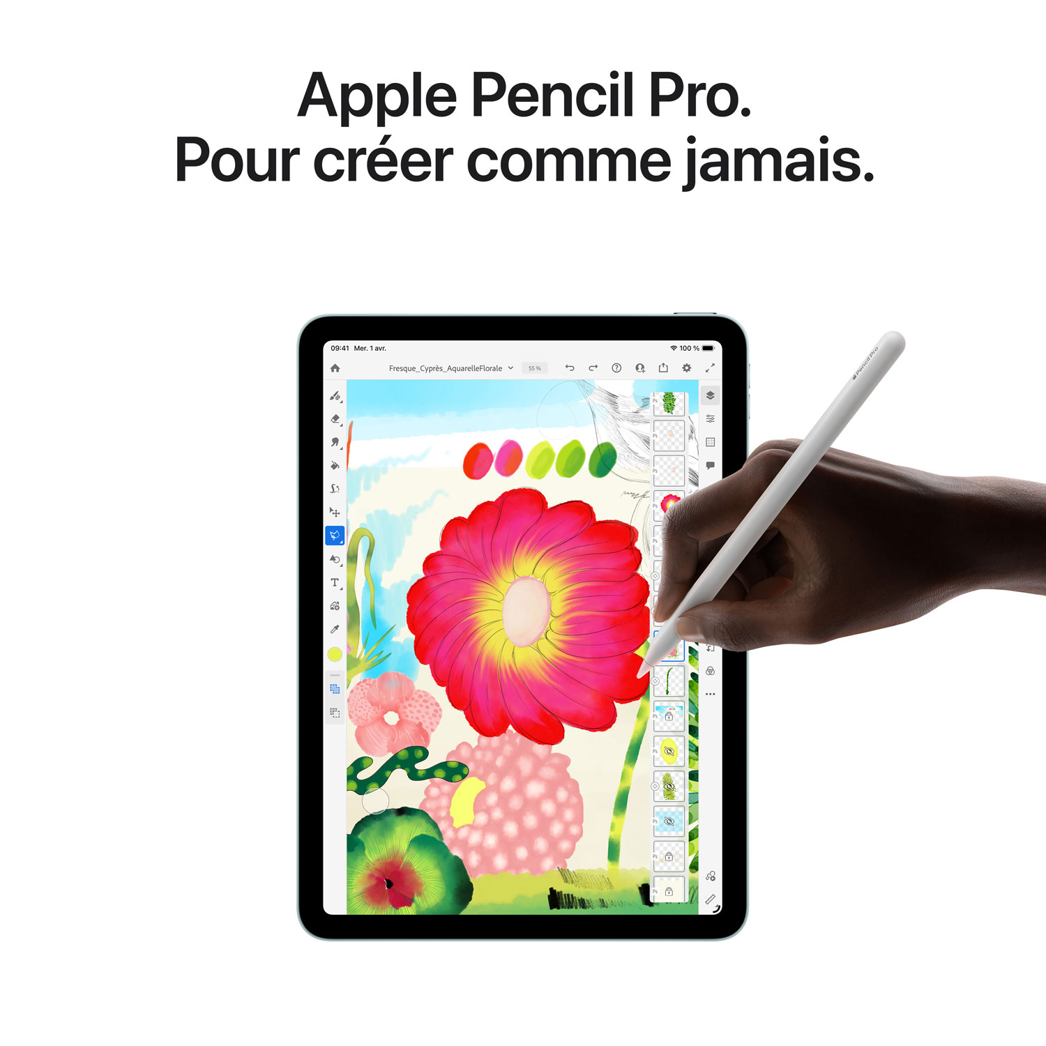 Apple iPad Air M4 11" 256GB with Wi-Fi 7 - Purple