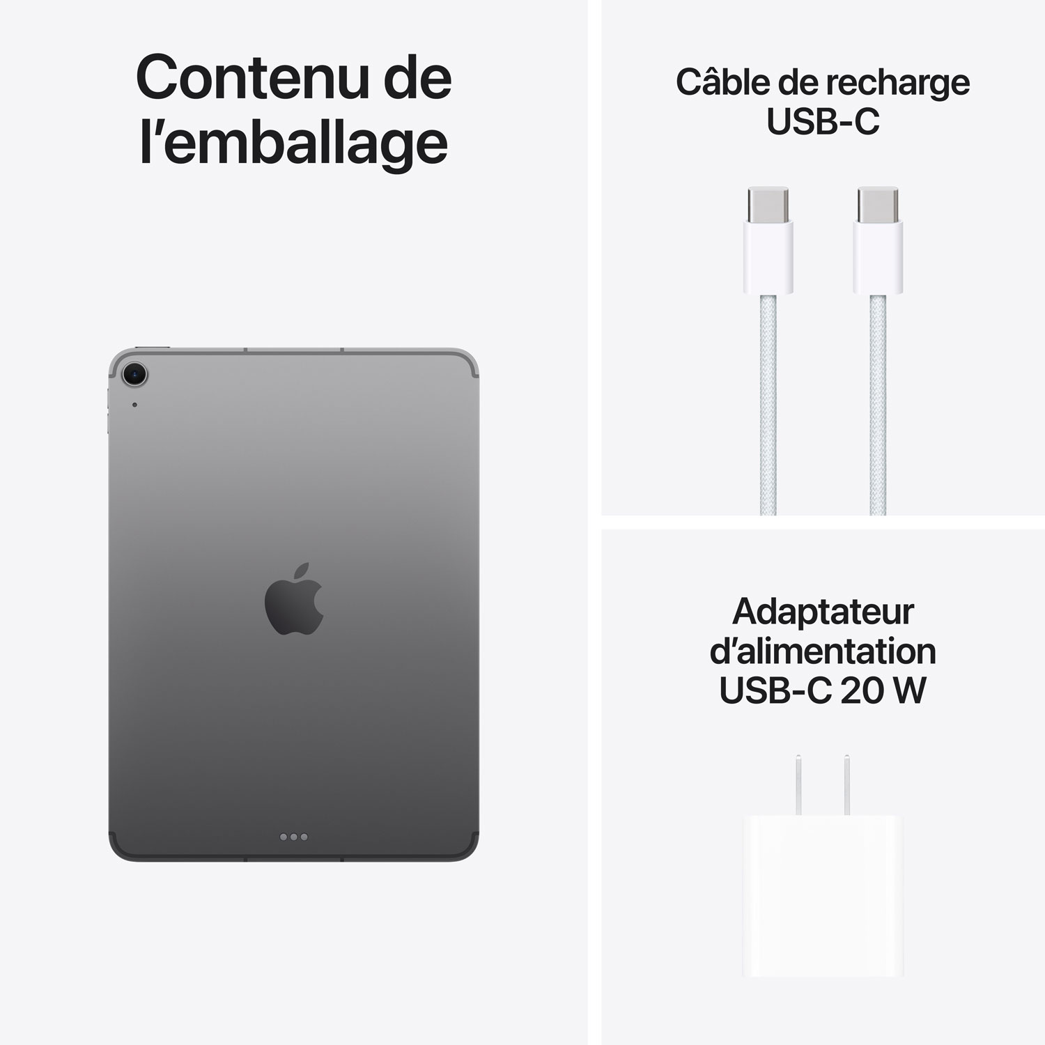 Apple iPad Air M4 11" 256GB with Wi-Fi 7 - Space Grey